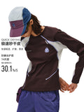 FPA Women's Long-Sleeve Color-Block Crew Neck Pullover Outdoor Casual T-Shirt, 2026 New Spring/Autumn