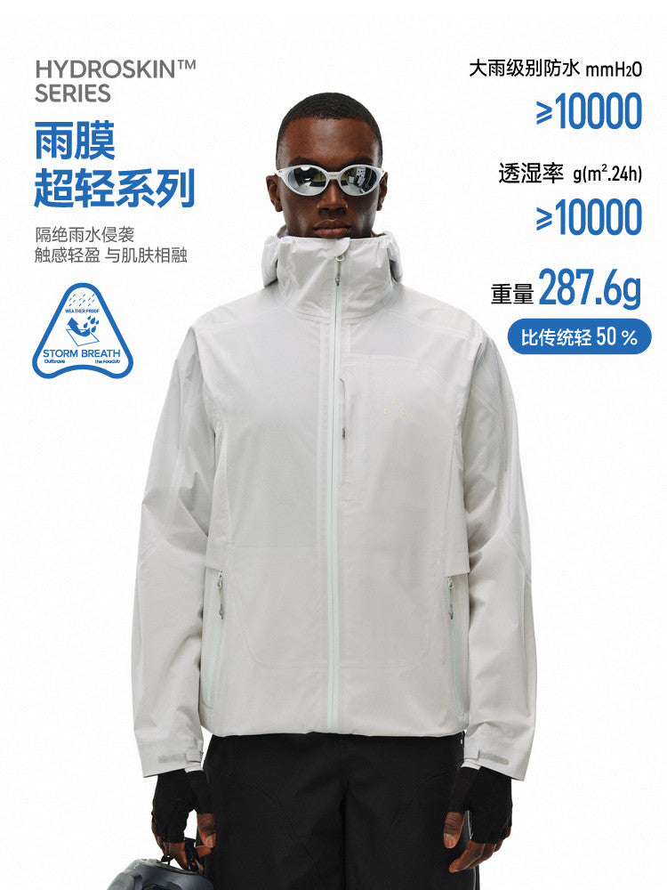 FPA Structure Water-Resistant Multi-Pocket Hiking Jacket with Underarm Ventilation, Outdoor Sports Coat