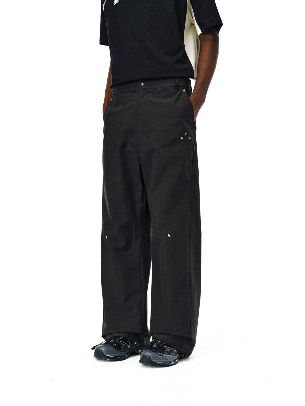 FPA Outdoor Breathable Double-Zip Trousers – Chinese Streetwear Trendy Loose Straight-Leg Summer Athletic Casual Pants for Men