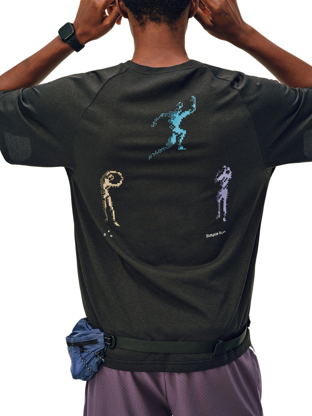FPA A7 Antimicrobial Quick-Dry Sports Short Sleeve T-Shirt for Summer, Round Neck, Casual Print, Outdoor, Couple Style