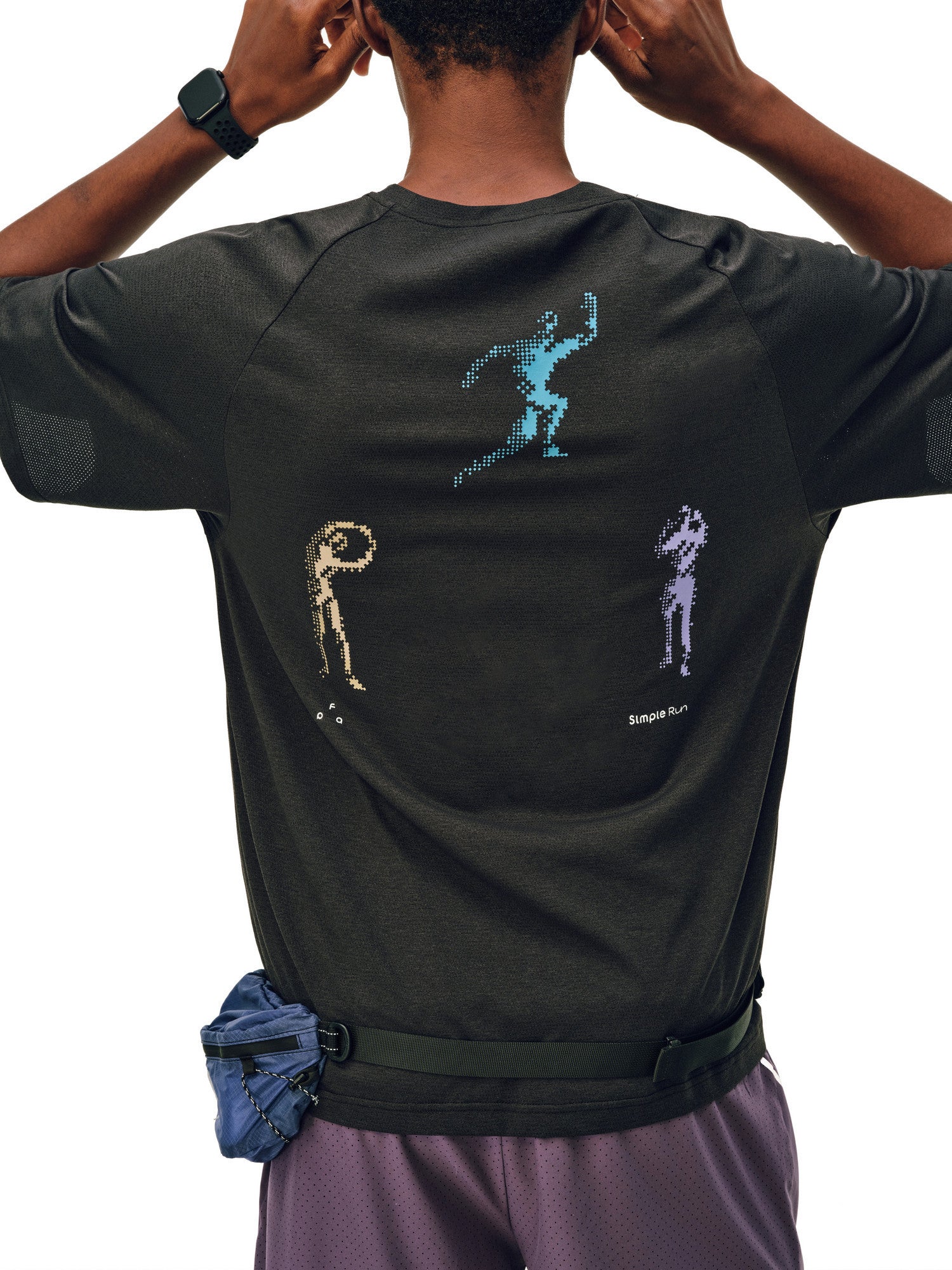 FPA A7 Antimicrobial Quick-Dry Sports Short Sleeve T-Shirt for Summer, Round Neck, Casual Print, Outdoor, Couple Style