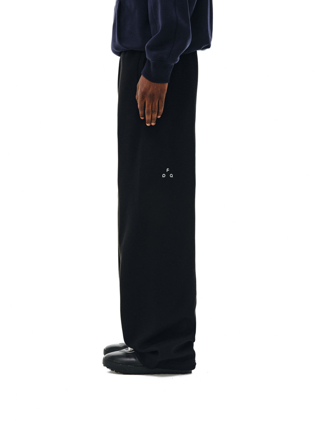 FPA Outdoor Thermoregulating Warm 5A Antibacterial Anti-Static Textured Knit Sweatpants – Loose Straight-Leg Trousers for Spring/Autumn