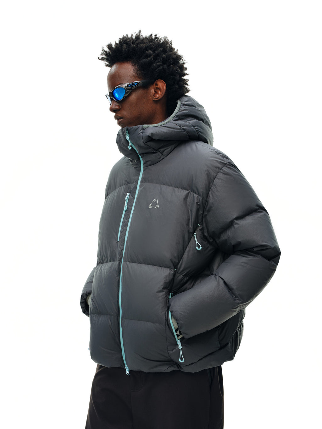 FPA Metal Grid Quilted Down Jacket 2026 New Color-Block Premium Design Thick Warm Down Coat for Men