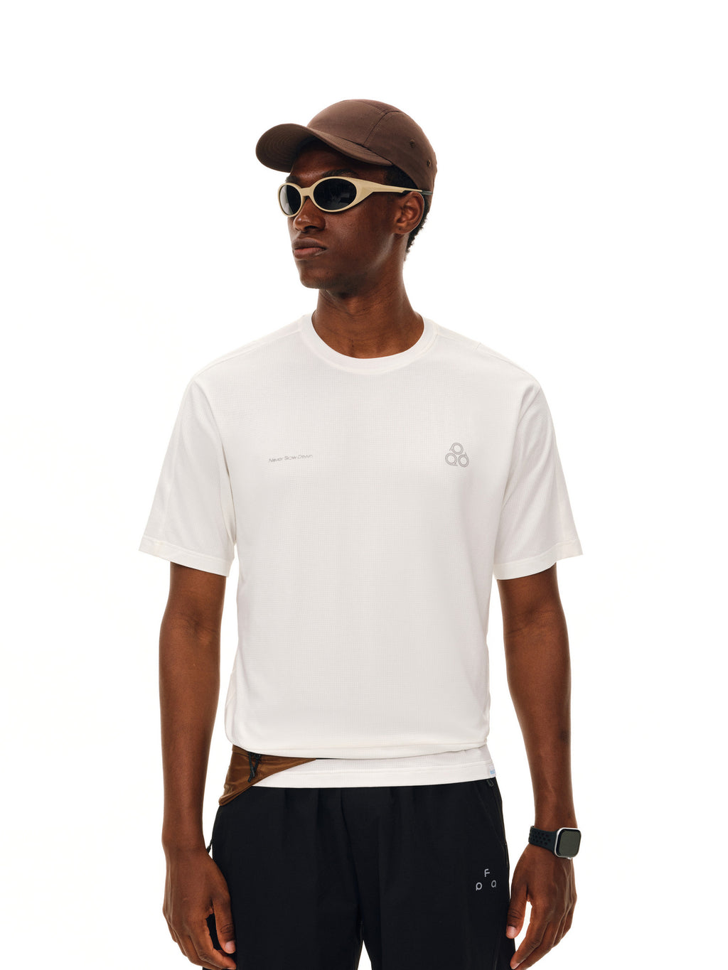 FPA Coolmax Quick-Dry Mesh Running Short Sleeve Summer Outdoor Breathable Basic Logo Couple T-Shirt