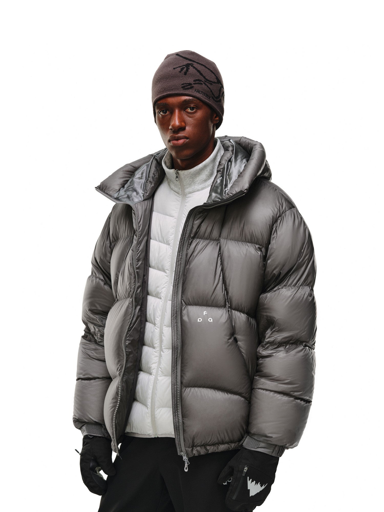 FPA 95% Down Hooded Down Jacket Winter 800FP Warm Outdoor Couple Premium Down Coat Men