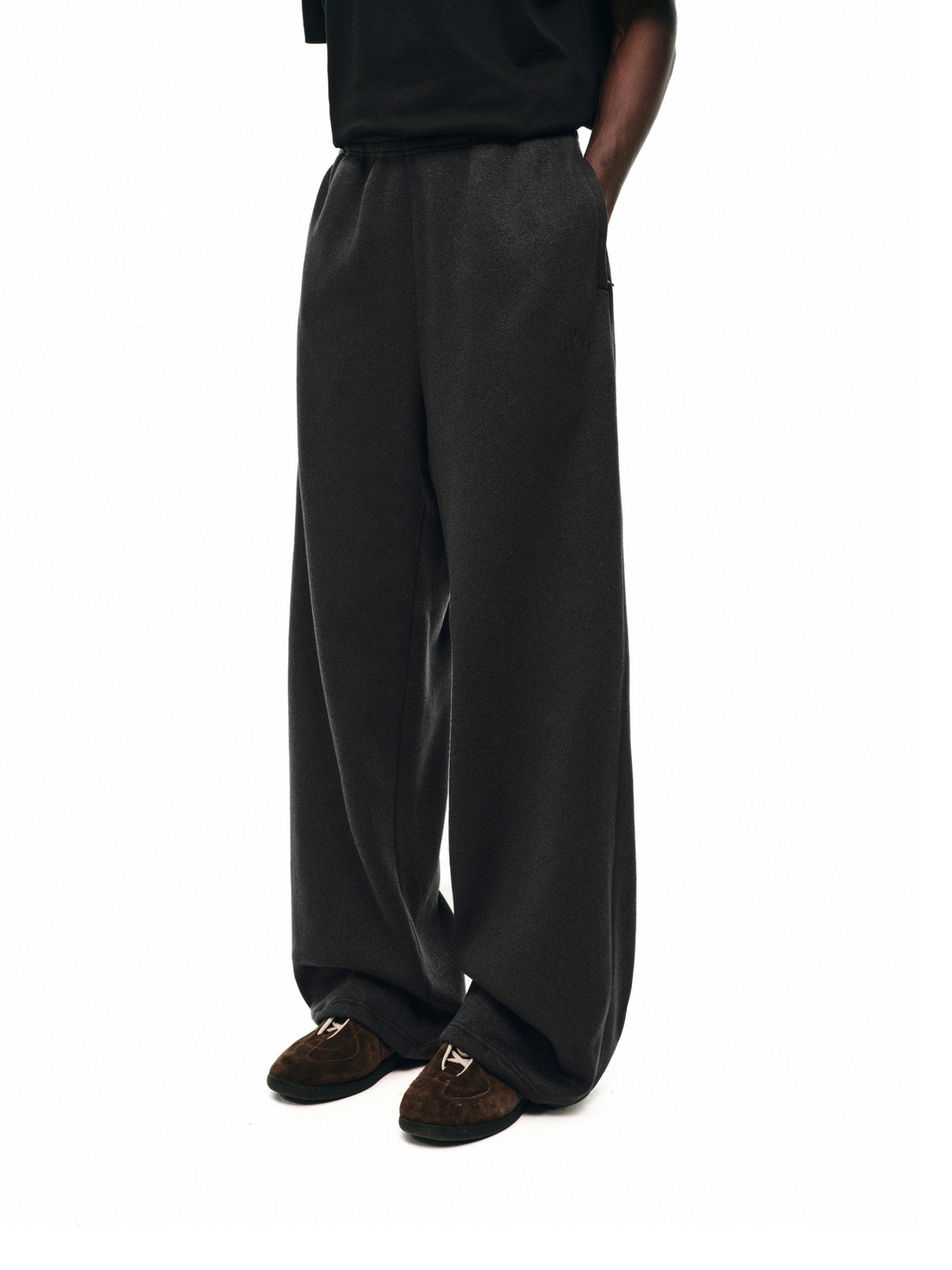 FPA Outdoor Fleece Heather Knit Athletic Pants 2026 New Fall Style Loose Straight Retro Casual Men's Pants