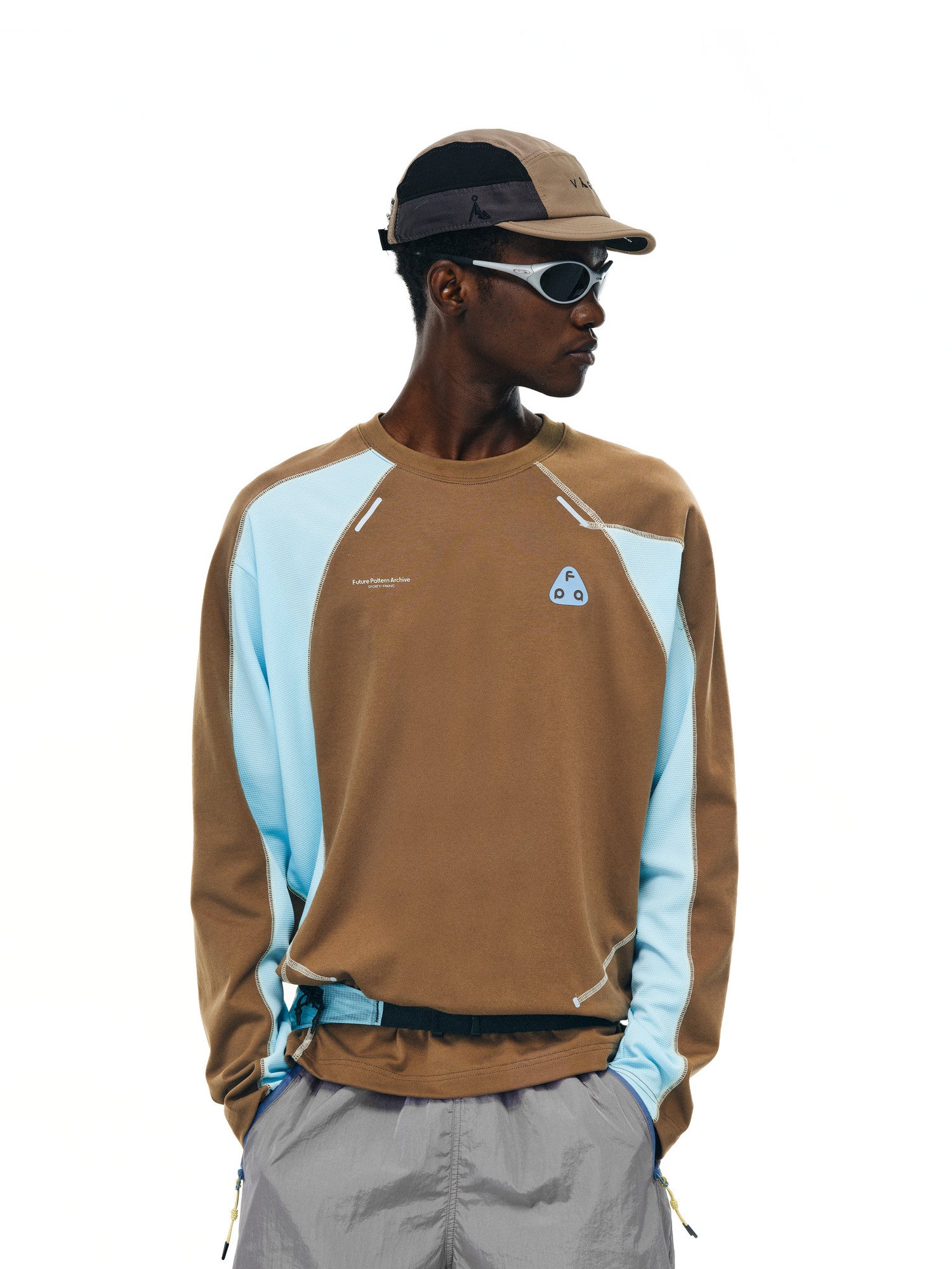 FPA Quick-Dry 7A Antibacterial Anti-Mite Sports T-Shirt, Chinese Streetwear, Spring/Autumn, American Retro Outdoor Cooling Long Sleeve