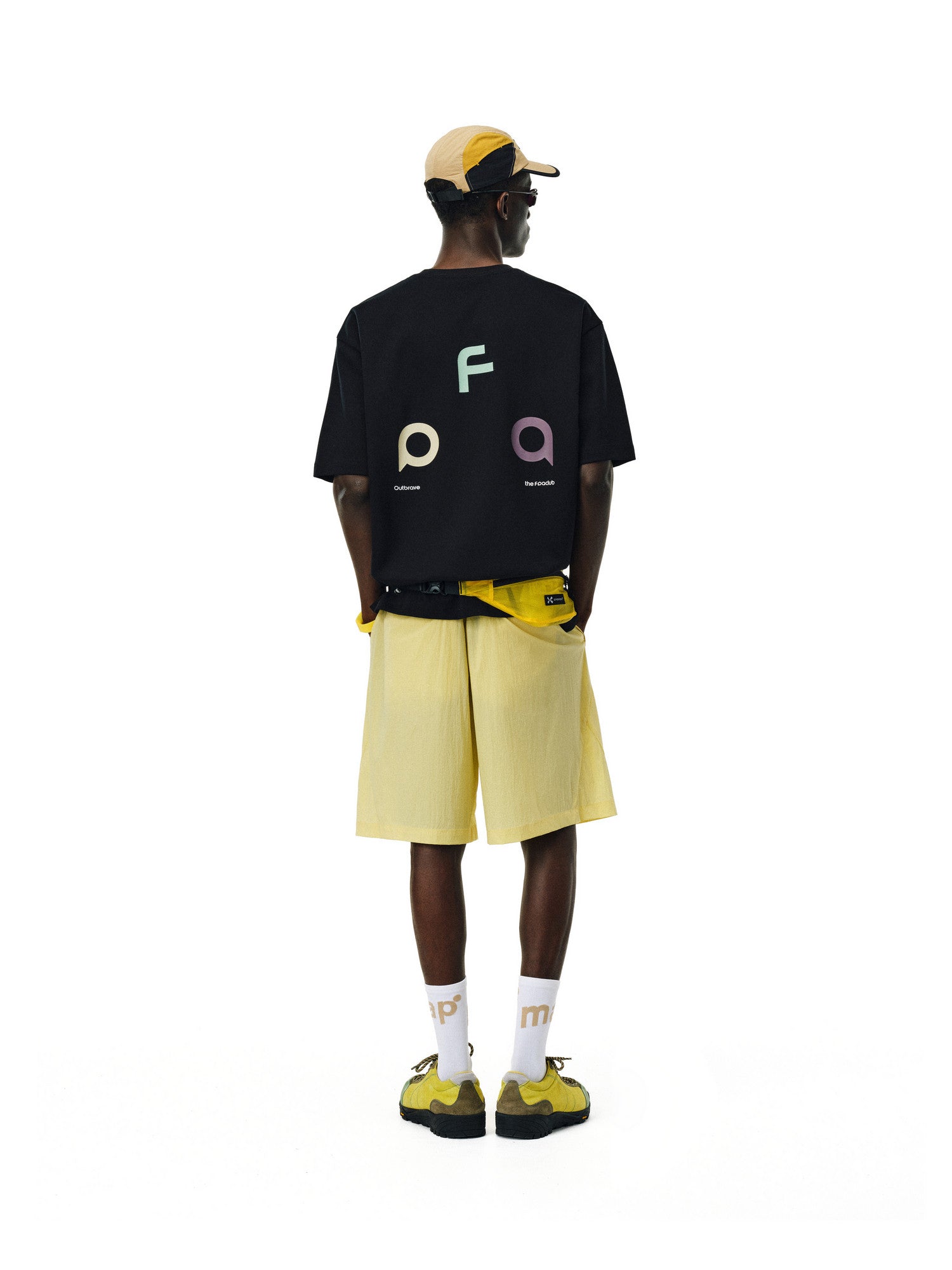 FPA Ice Cream Color Block Quick-Dry Antibacterial Sports Short Sleeve 2026 New Loose Round Neck Heavyweight Couple Half Sleeve Men