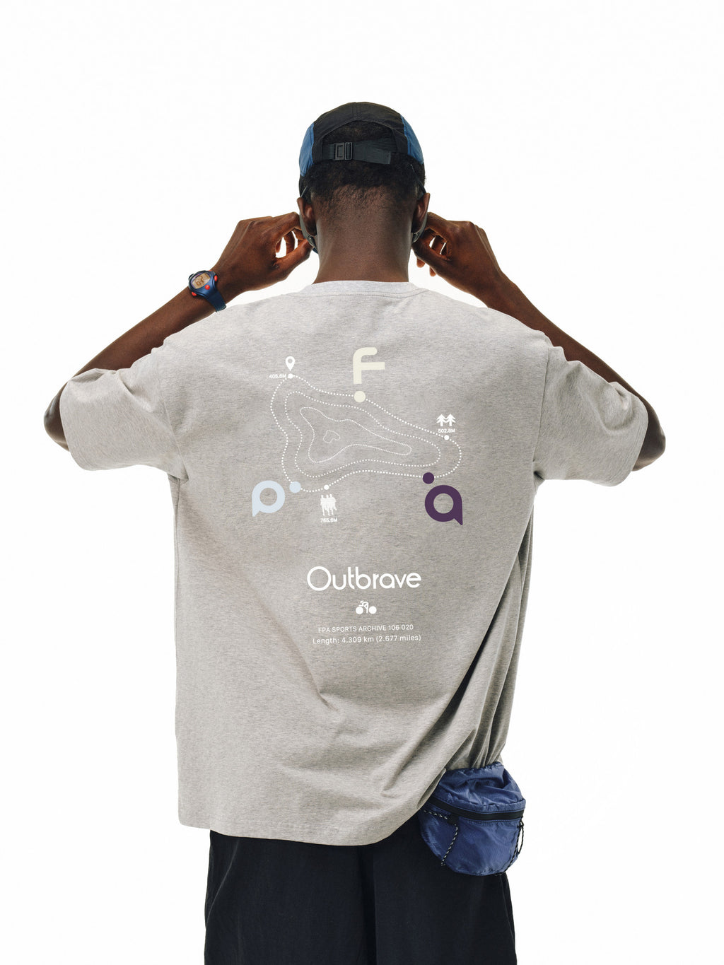 FPA Quick-Dry Cool-Touch 7A Antibacterial Sports Short Sleeve T-Shirt, Chinese Street Style Trendy Summer Loose Heavyweight Couple Half Sleeve Tee