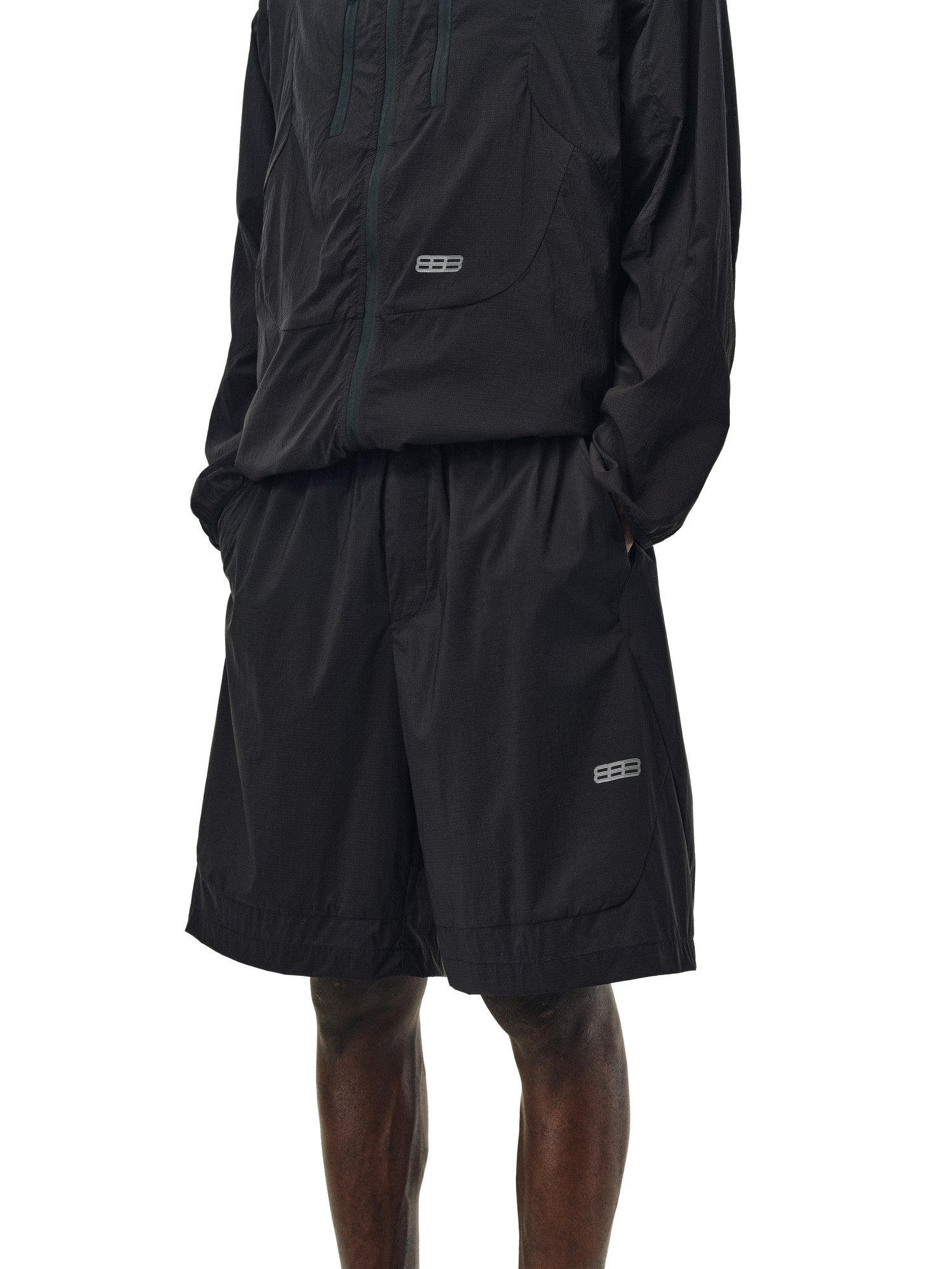 FPA Moisture-Wicking Sun-Protection Wrinkle Texture Plaid Shorts Summer National Trend Lightweight Pants