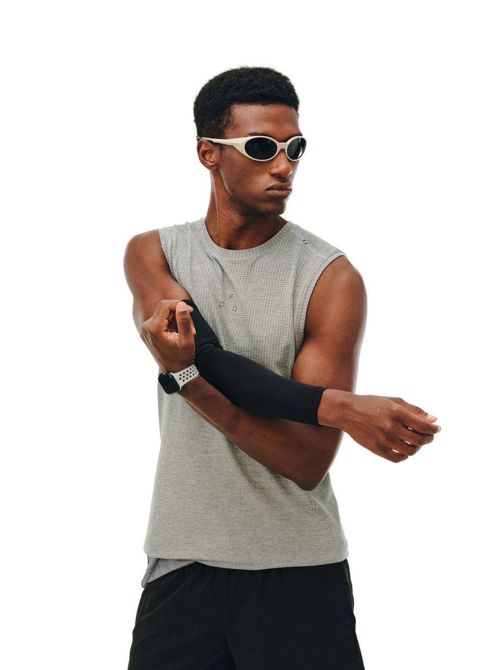 FPA Athletic Seamless Knit Tank Top - Summer Logo Basic Casual Fitness Outdoor Sleeveless T-Shirt