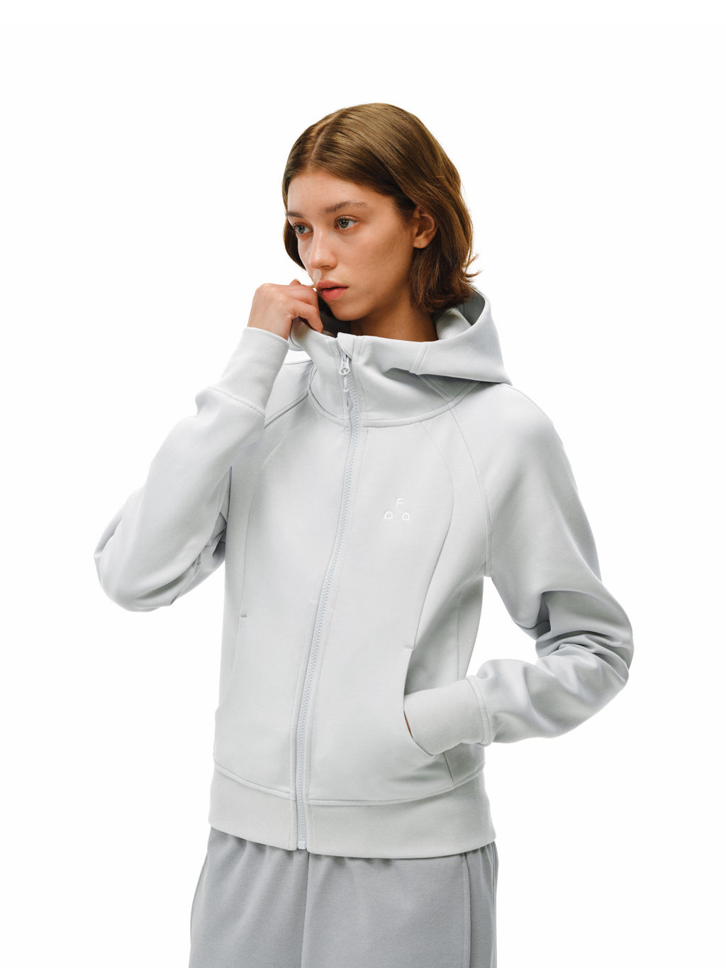 FPA Hooded Zip-Up Sweatshirt 2026 New Spring/Autumn Casual Open-Front Hoodie for Women