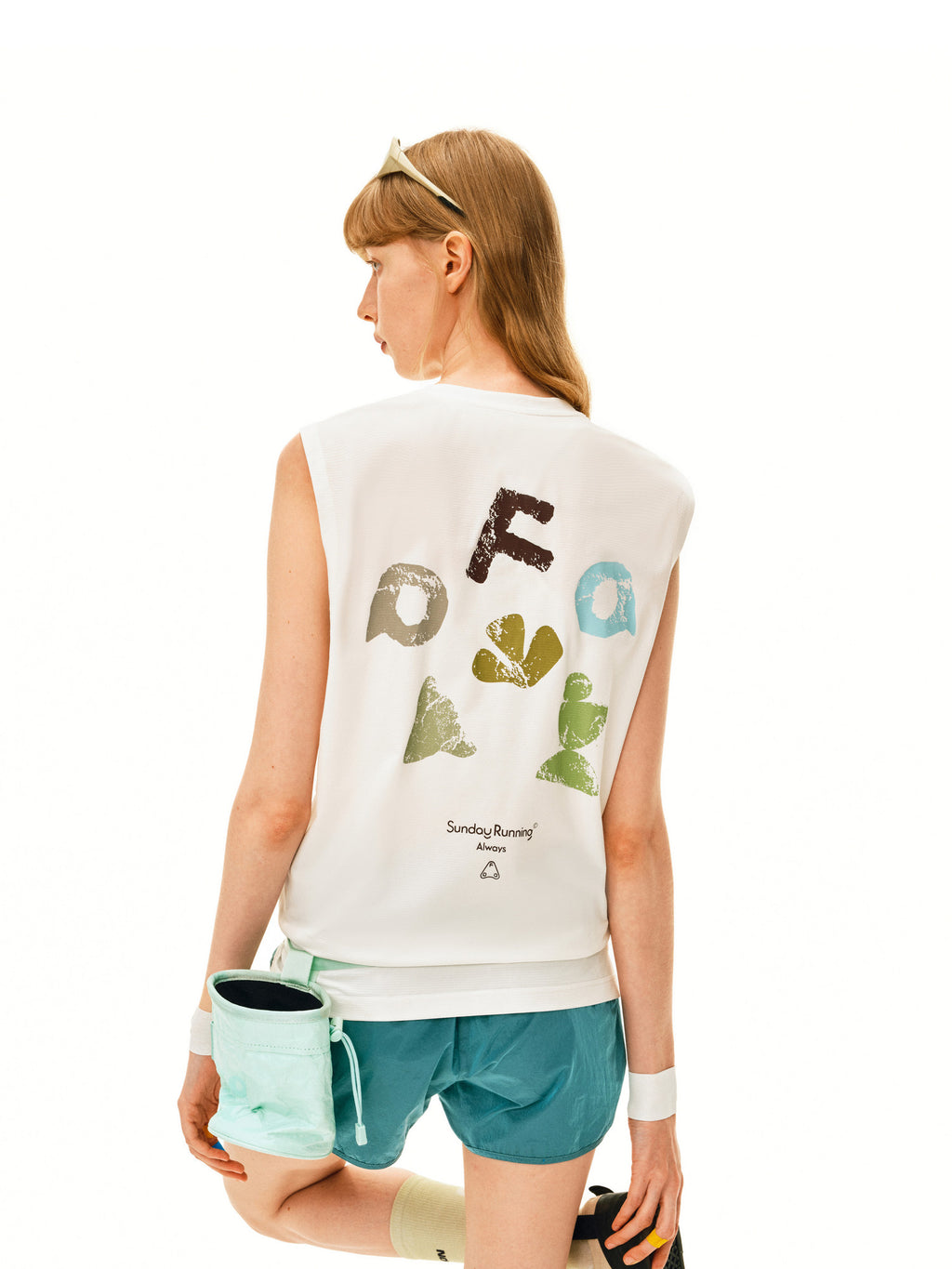 FPA Quick-Dry Breathable Outdoor Sports Contrast Color Vest - Summer Couple Round Neck Casual Printed Sleeveless T-Shirt