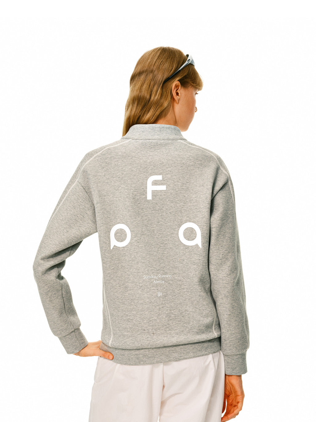 FPA Color-Block Contrast Stitching Air Layer Zip-Up Hoodie - Autumn Couple Casual Stand Collar Jacket