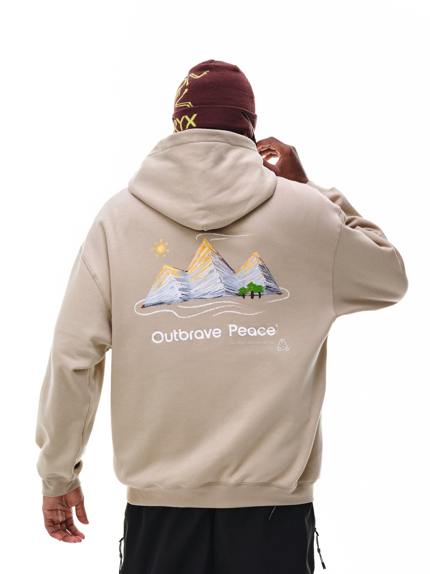 FPA Unidirectional Moisture-Wicking Fleece-Lined Outdoor Thermal Printed Hoodie
