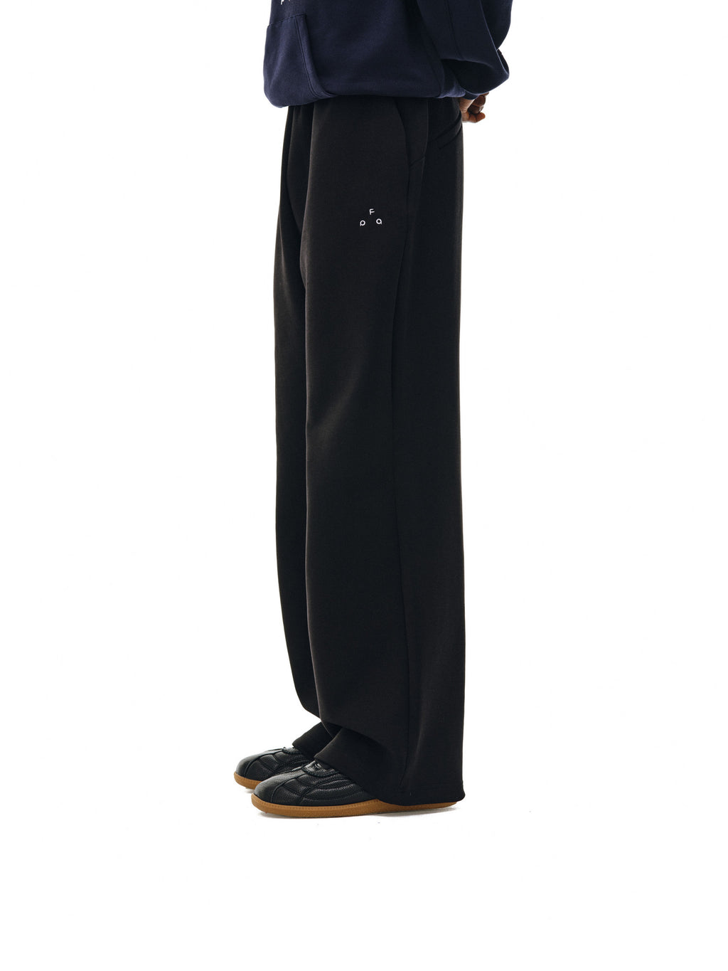 FPA Double-Sided Air Cotton Knit Wide-Leg Pants for Men, Spring/Fall Loose Straight-Leg Casual Sports Sweatpants