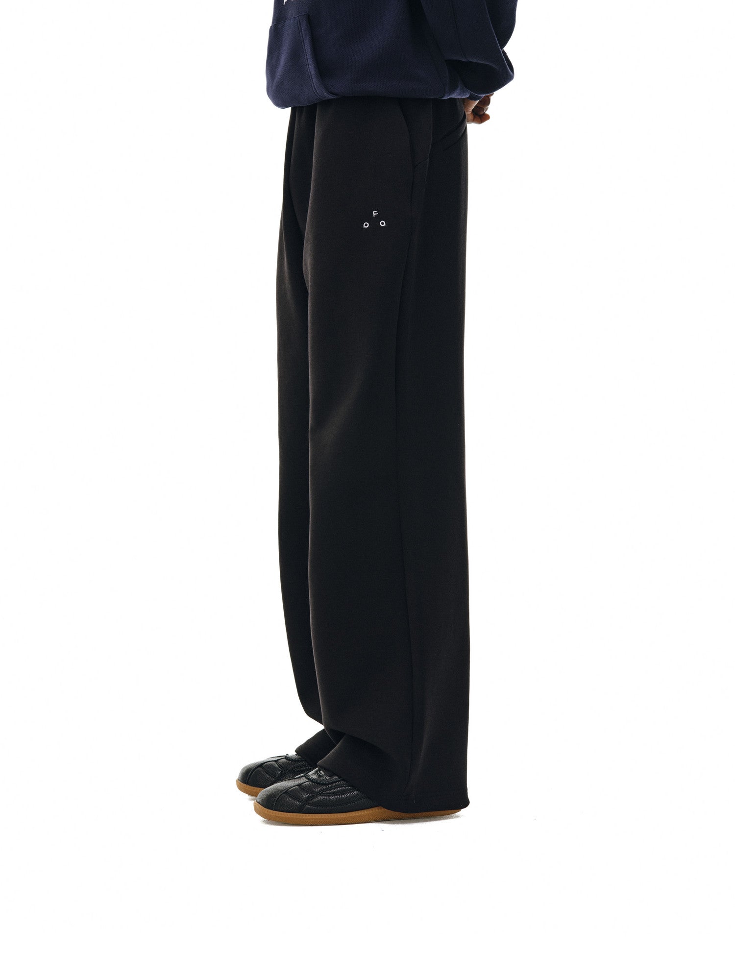 FPA Double-Sided Air Cotton Knit Wide-Leg Pants for Men, Spring/Fall Loose Straight-Leg Casual Sports Sweatpants