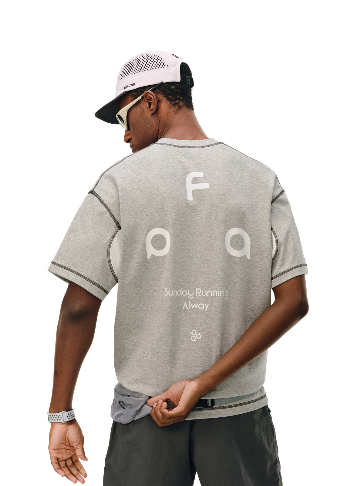 FPA Sports Color-Block Short Sleeve Tee - Summer Retro Outdoor Quick-Dry Crew Neck T-Shirt for Men