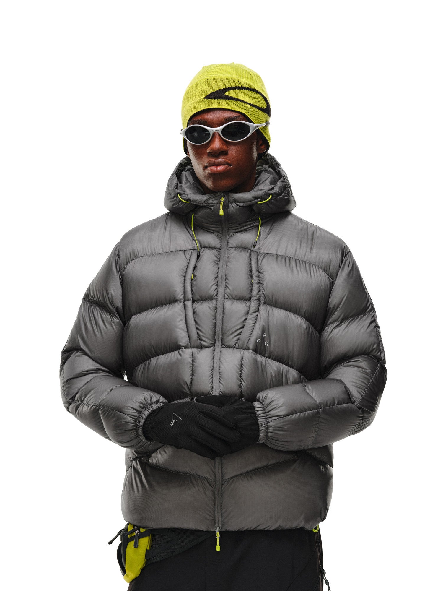 FPA Color-Block 90% Down Puffy Aurora Outdoor Sports Down Jacket Winter Warm Couple High Hooded Down Coat