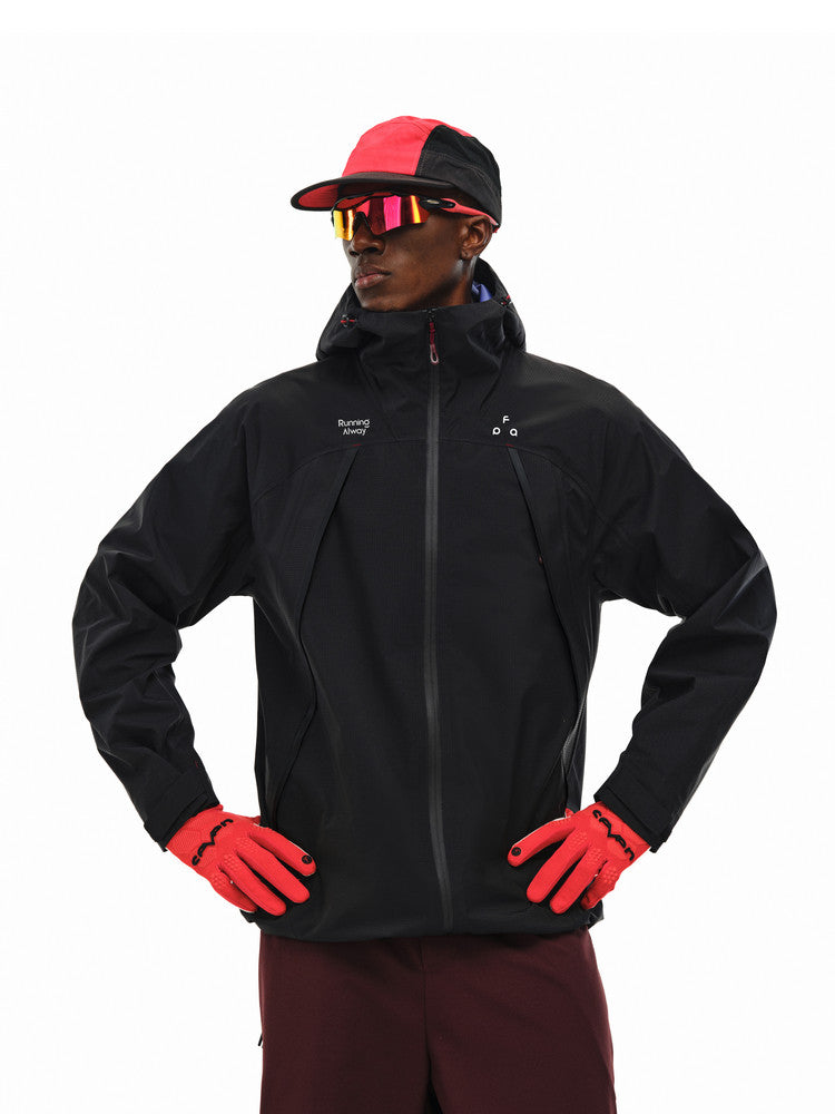 FPA Fully Taped 3-Layer Hardshell Jacket for Outdoor Hiking, Windproof Sports Mountaineering Coat