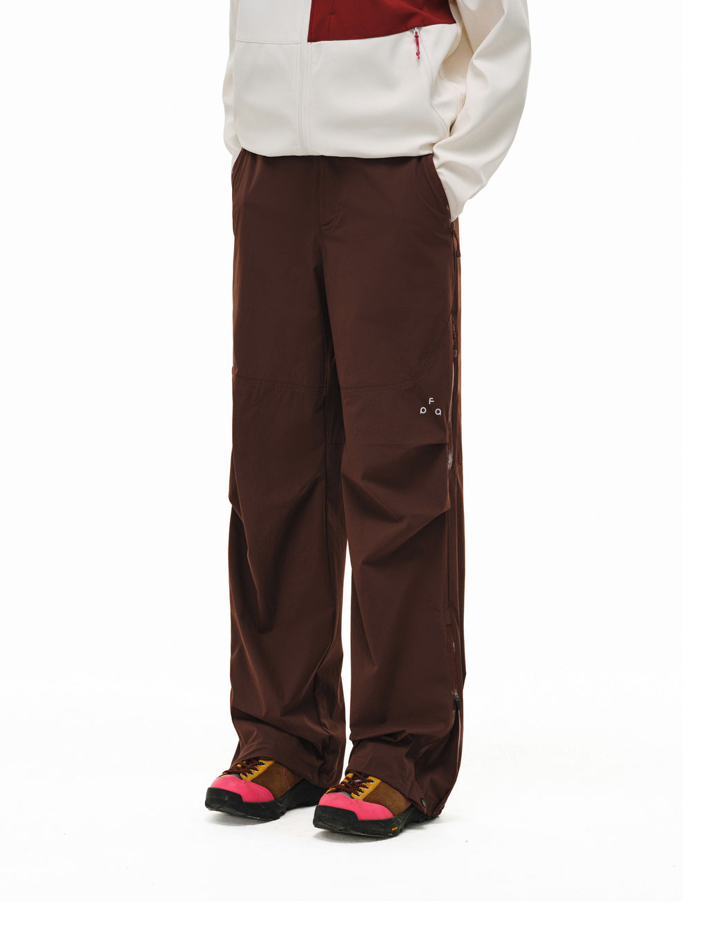 FPA Outdoor Fitted Straight-Leg Pants Quick-Dry Short Hiking Climbing Pants Casual Couple Sports Long Pants for Men