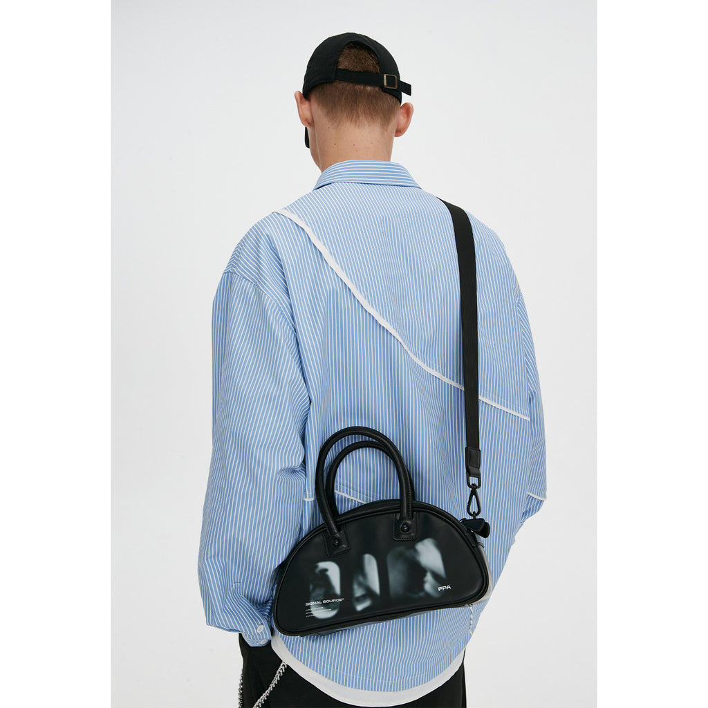 FPA Printed Boston Bag with Handheld and Crossbody Straps