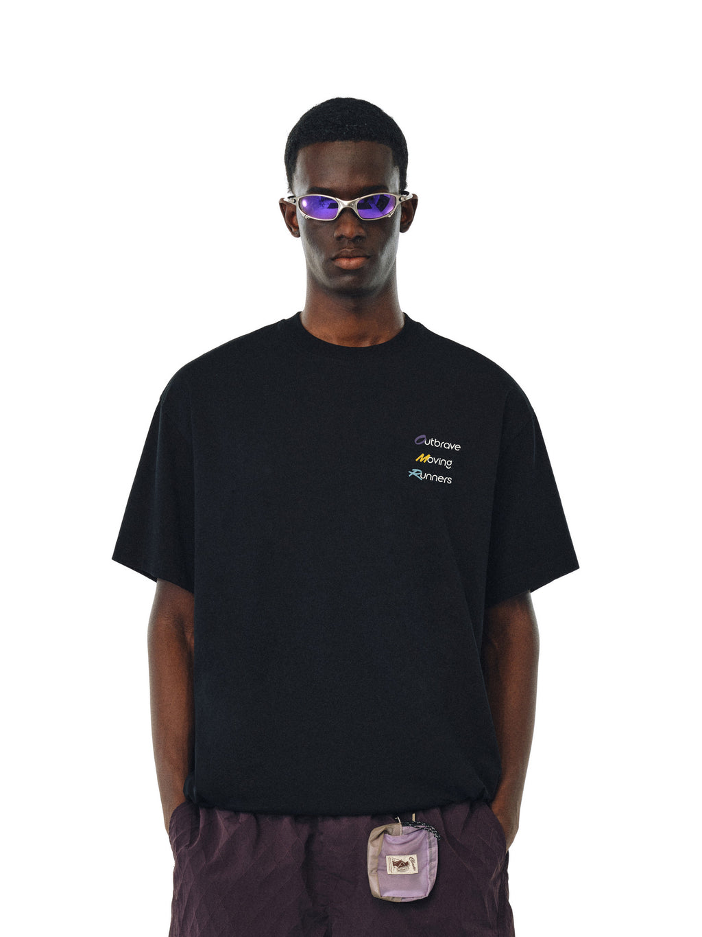 FPA Cool-Touch Ice-Skin Sports Short-Sleeve T-Shirt, Summer American-Style Heavyweight Couple Round Neck Loose Streetwear Tee for Men