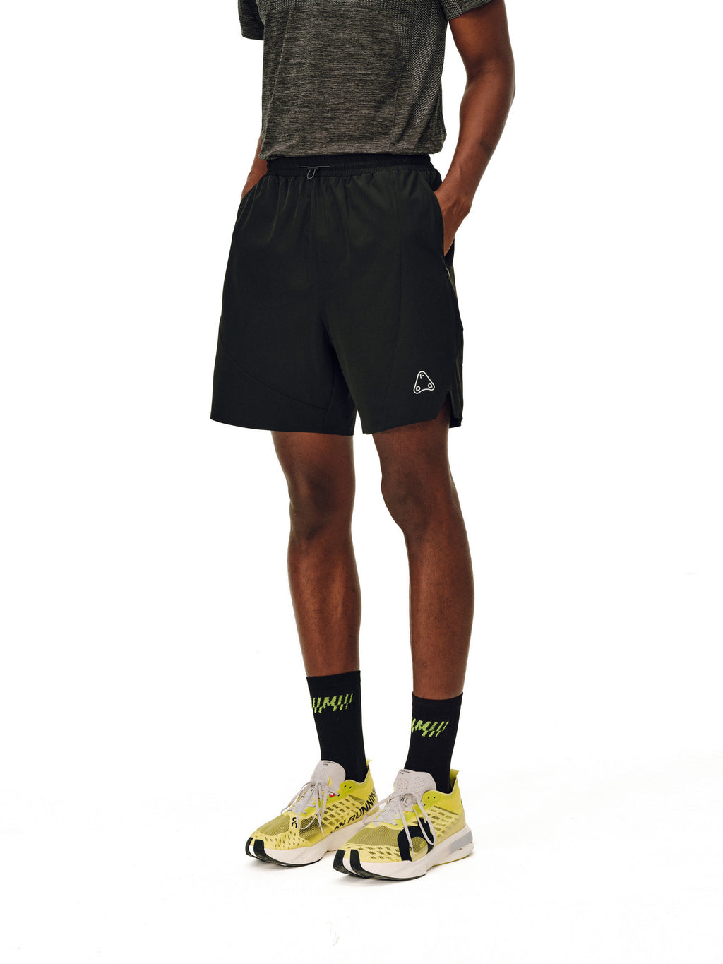 FPA Ice-Feel Four-Way Stretch Reflective Running Shorts Summer Lightweight Outdoor Fitness Couple Style Casual Shorts for Men
