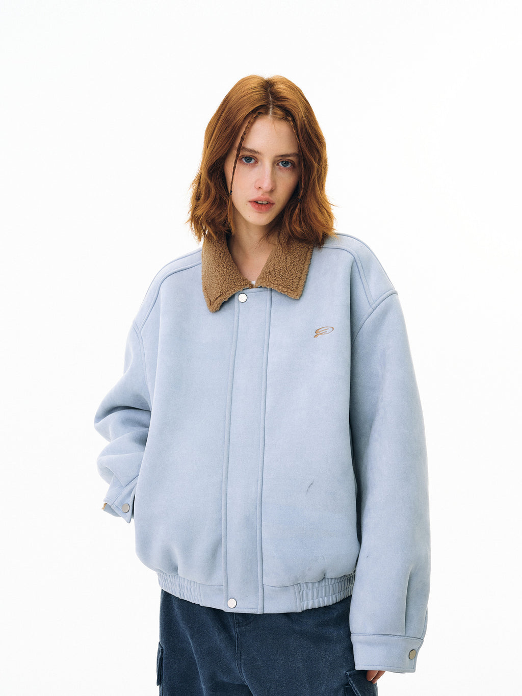 FPA Faux Shearling Jacket for Fall/Winter – Loose-Fit, Trendy, Unisex, Short Collar Coat