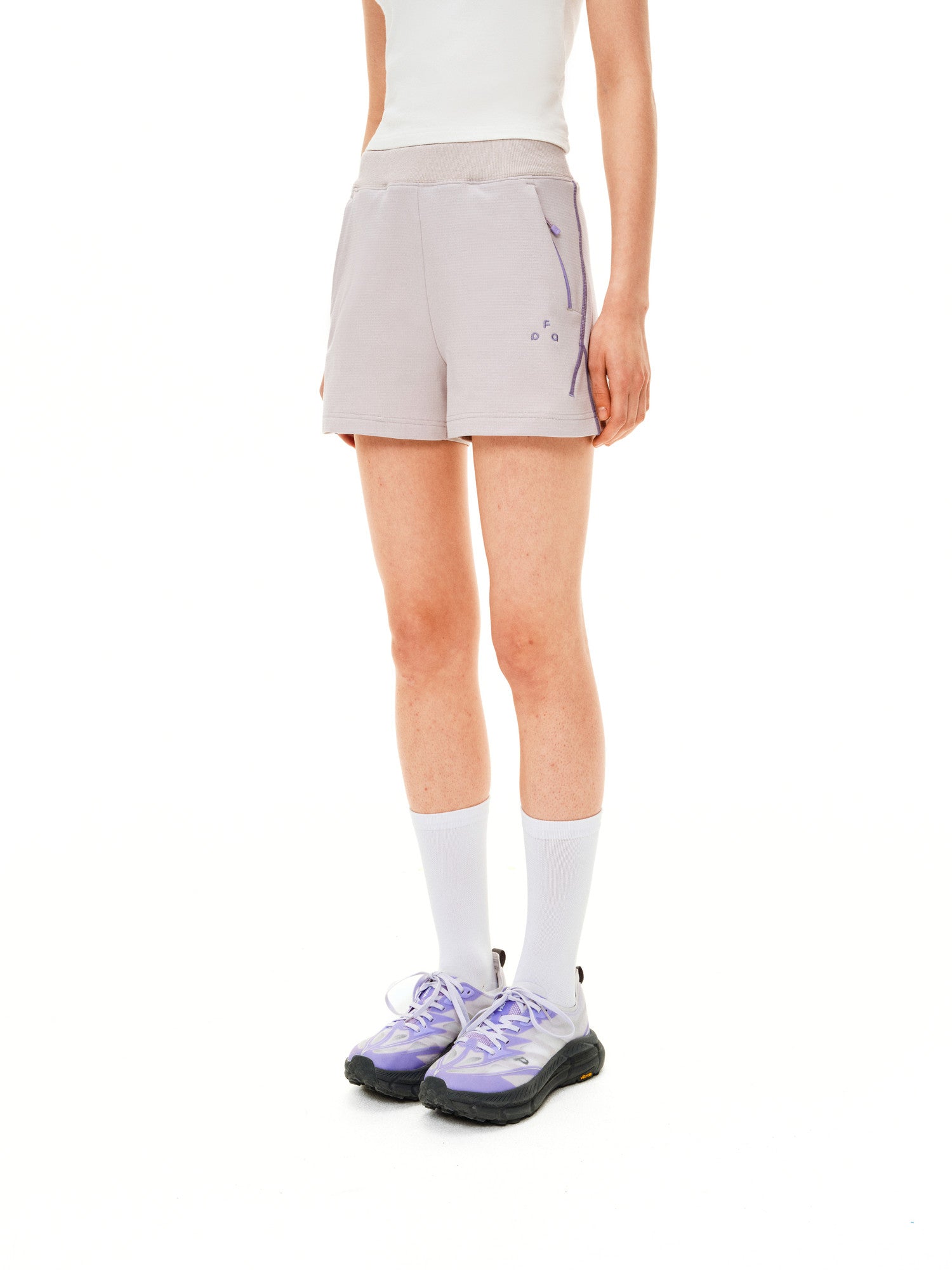 FPA Sport Sweet Shadow Knitted Plaid Running & Climbing Shorts 3-Inch Length Summer Shorts for Women