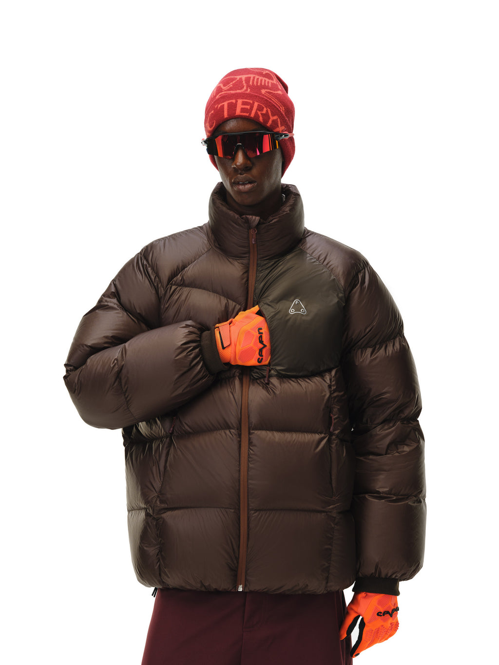 FPA800FP 95% White Duck Down Outdoor Stand Collar Down Jacket Winter Extreme Cold Warm Retro Sports Down Coat