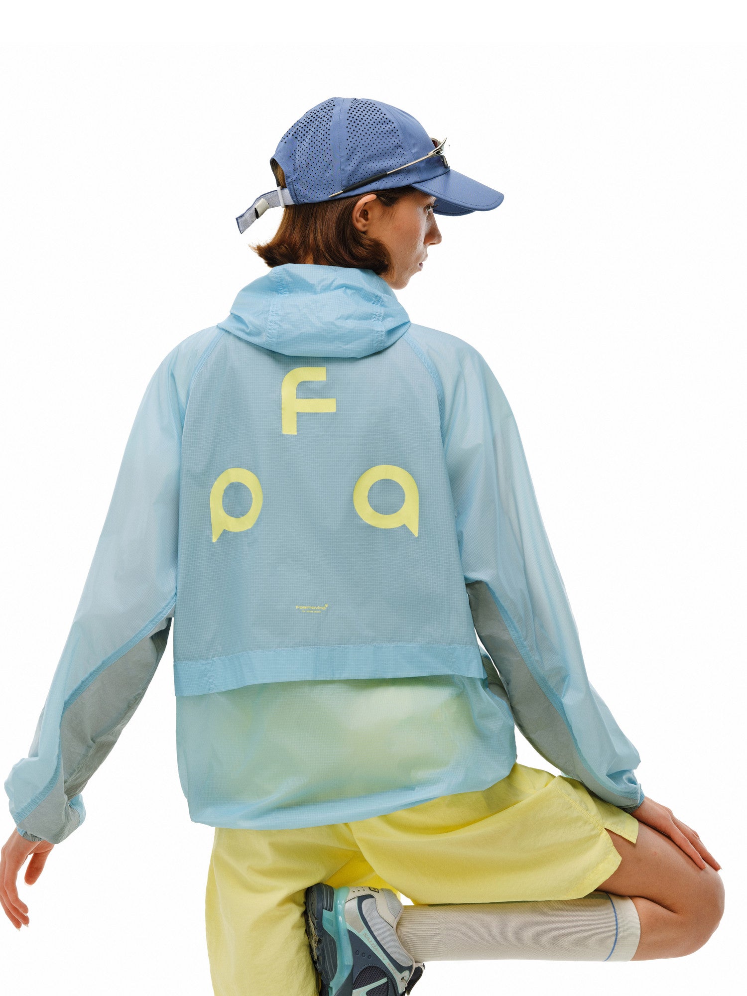 FPA Transparent Grid Sun Protection Jacket - Lightweight Outdoor Sports Couple Casual Hooded UV-Protective Coat