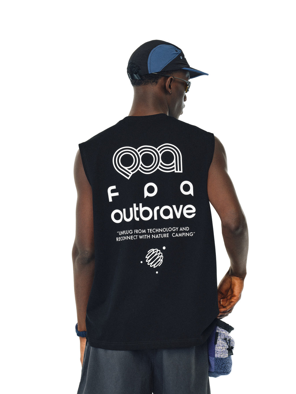 FPA Quick-Dry 7A Antibacterial Athletic Sleeveless Tank Top - Summer Chinese Street Style Loose Fit Couple Workout Vest