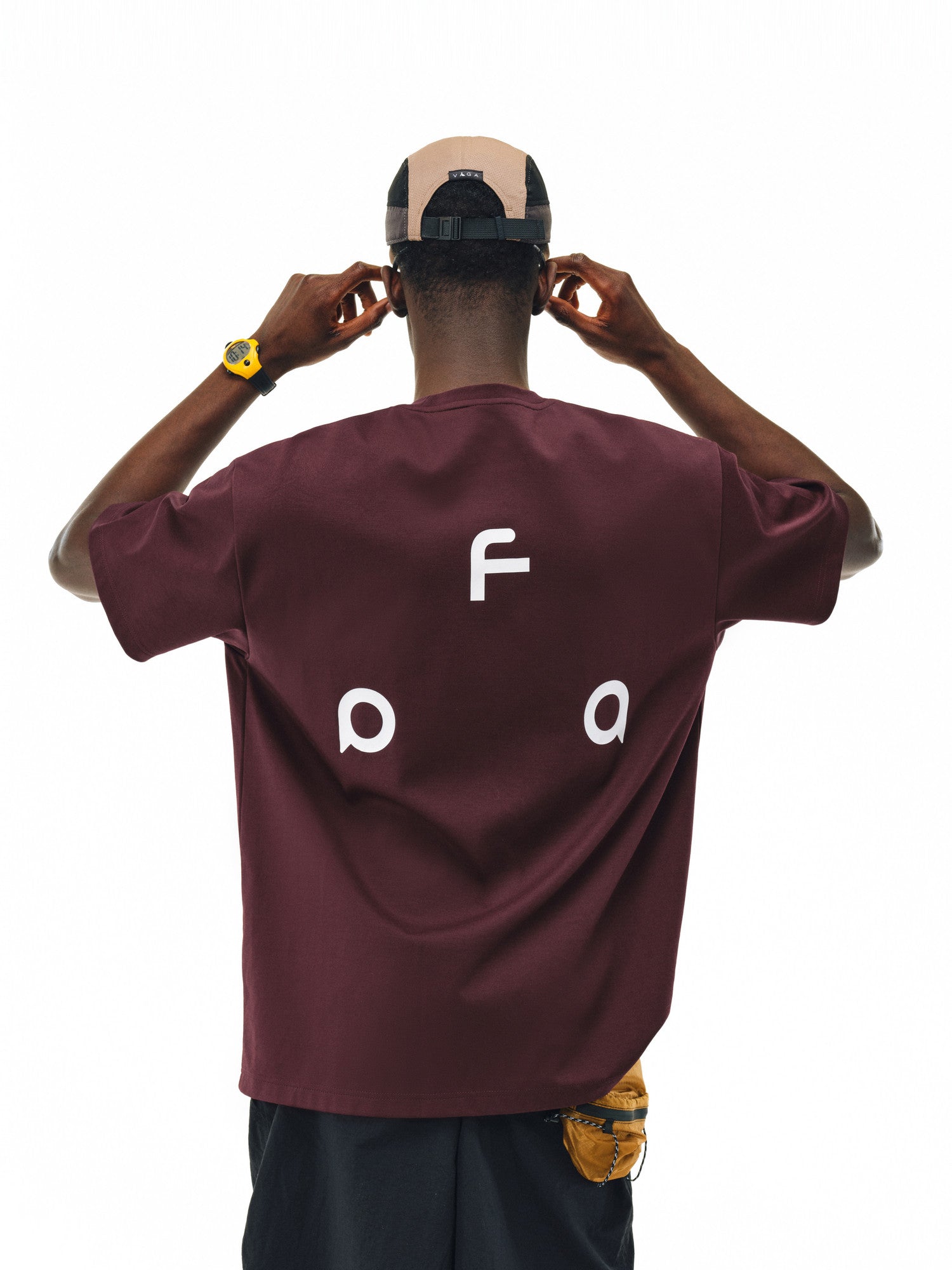 FPA Cool-Touch Anti-Dust Mite Sports Short-Sleeve T-Shirt, Chinese Streetwear Loose Round Neck Logo Casual Minimalist Half Sleeve Tee