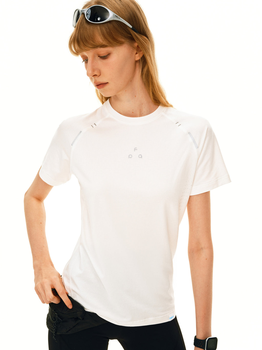FPA Coolmax Quick-Dry Structured Short Sleeve T-Shirt - Summer Basic Logo Cooling Breathable Outdoor Sports Couple Tee