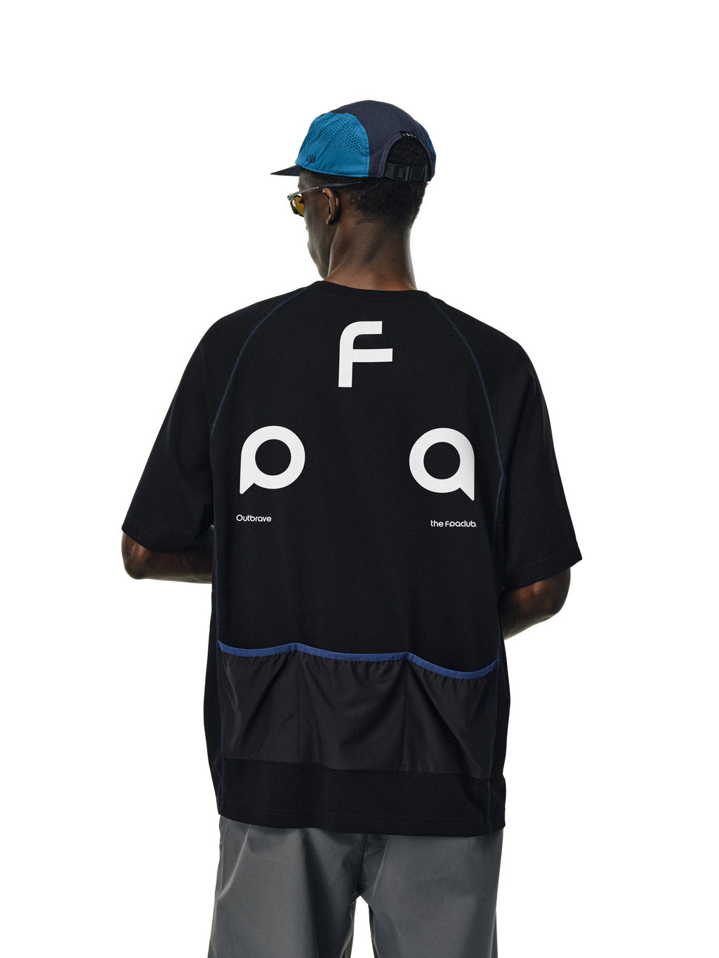 FPA Color-Block Half-Zip Outdoor Sports Cycling Shirt Summer Cool Unisex Casual Streetwear Short Sleeve T-Shirt