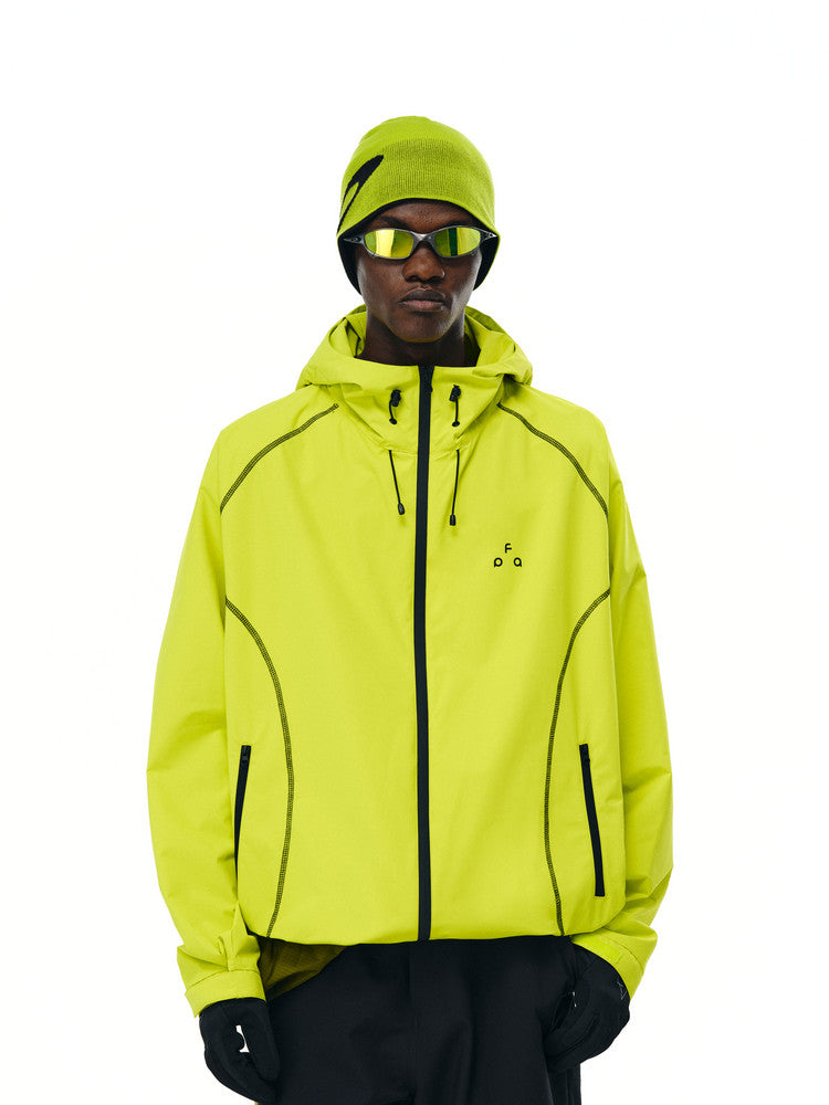 FPA Water-Repellent Hasso Contrast Color Shell Jacket – Chinese Streetwear Outdoor Hiking Jacket
