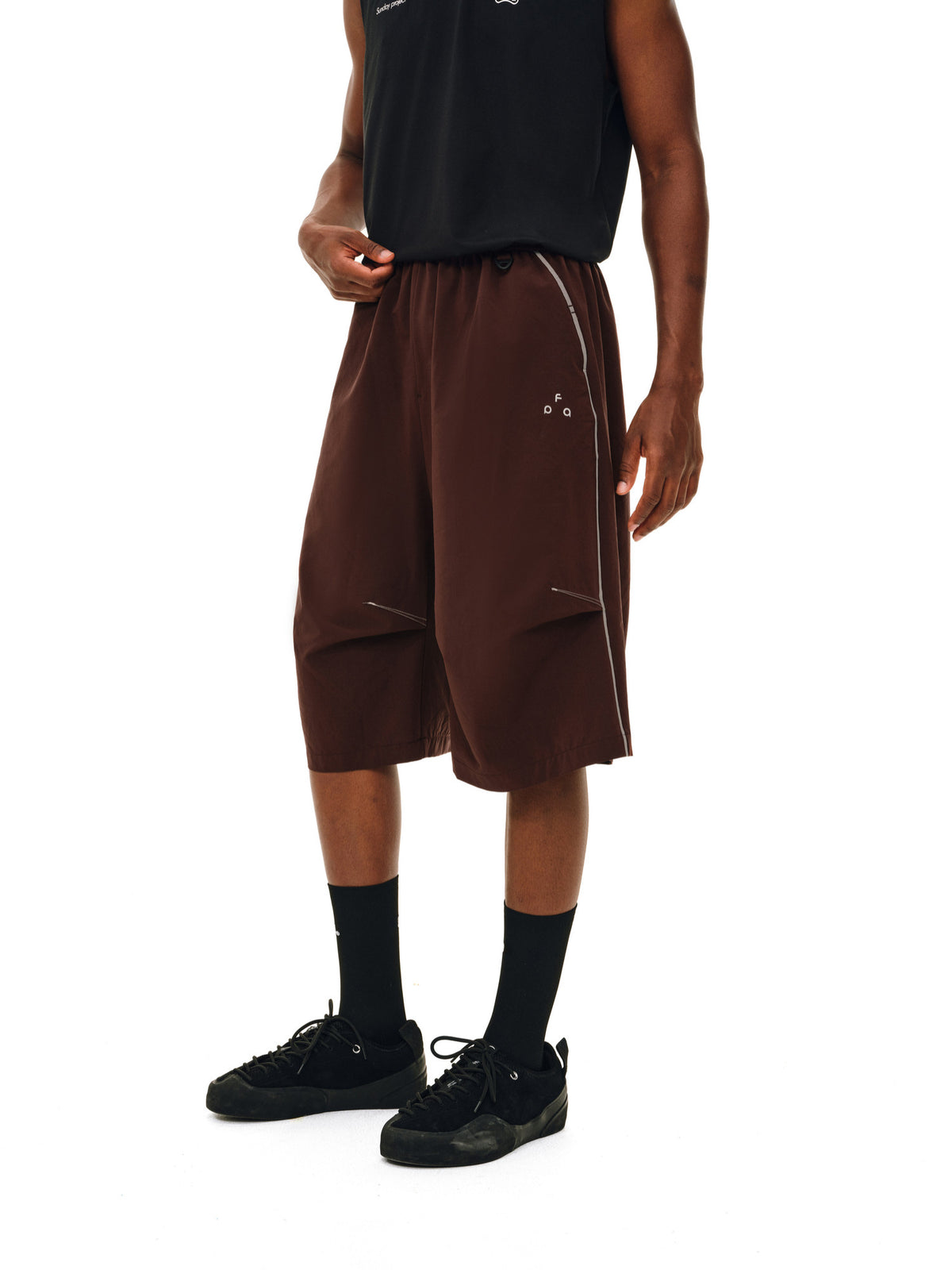 FPA Outdoor Sports Ice-Cool SORONA Silver Wing Seven-Point Pants Summer Contrast Color Lightweight Loose Casual Pants for Men