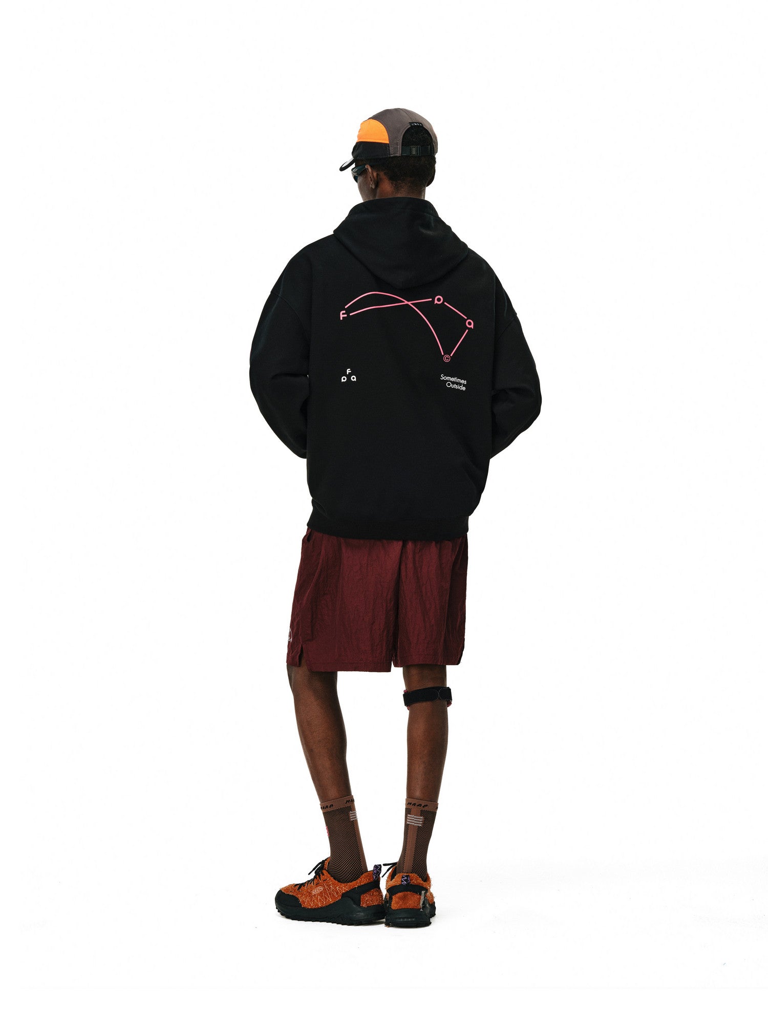 FPA Warm Fleece Color-Block Hoodie for Couples