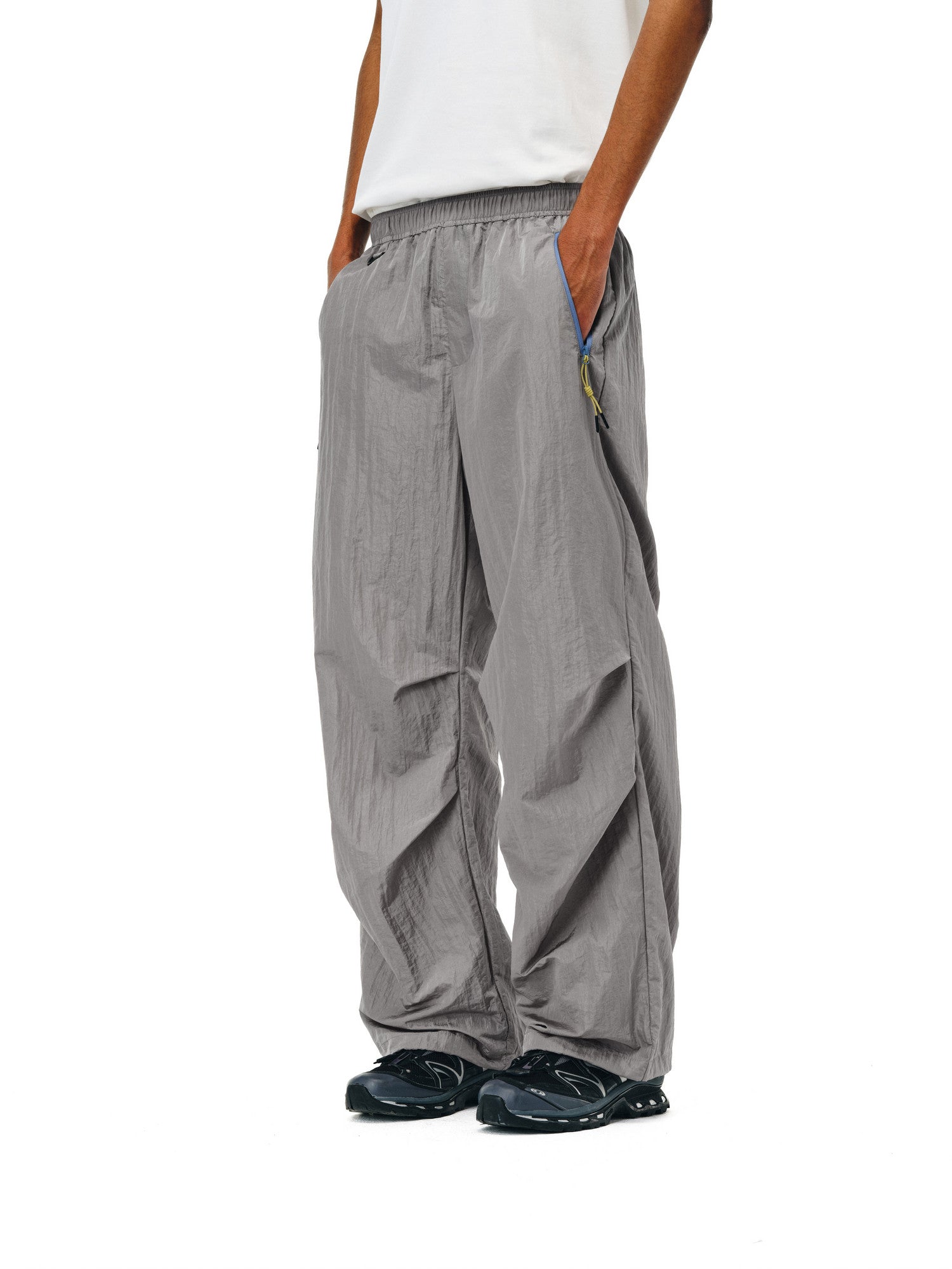 FPA Outdoor Color-Block Zipper Water-Repellent Paratrooper Pants Summer Lightweight Loose Casual Trendy Sports Pants