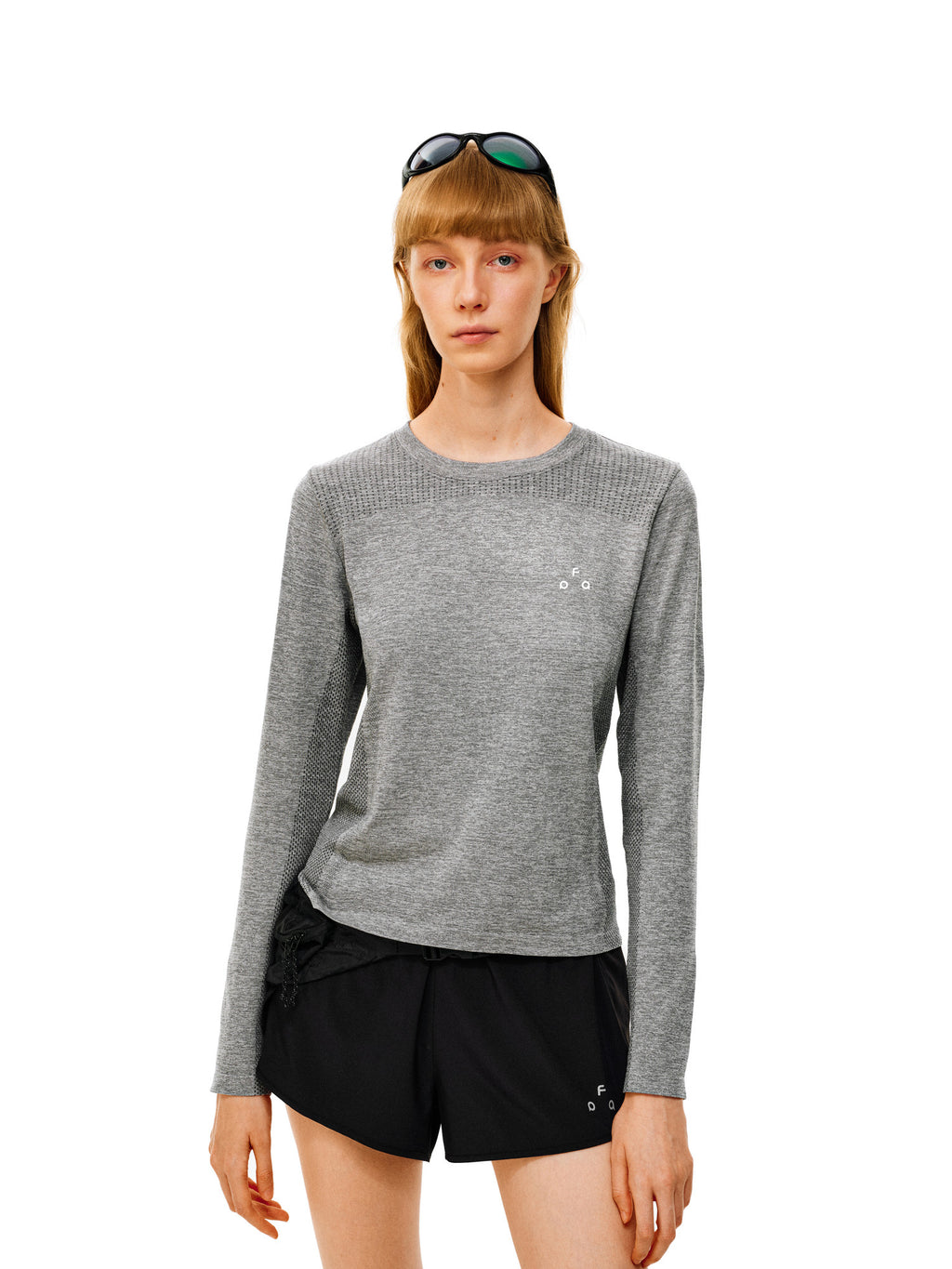 FPA Seamless Knit Skin-Friendly Long Sleeve Base Layer for Women – Spring/Autumn Outdoor Round Neck Fitted Casual T-Shirt