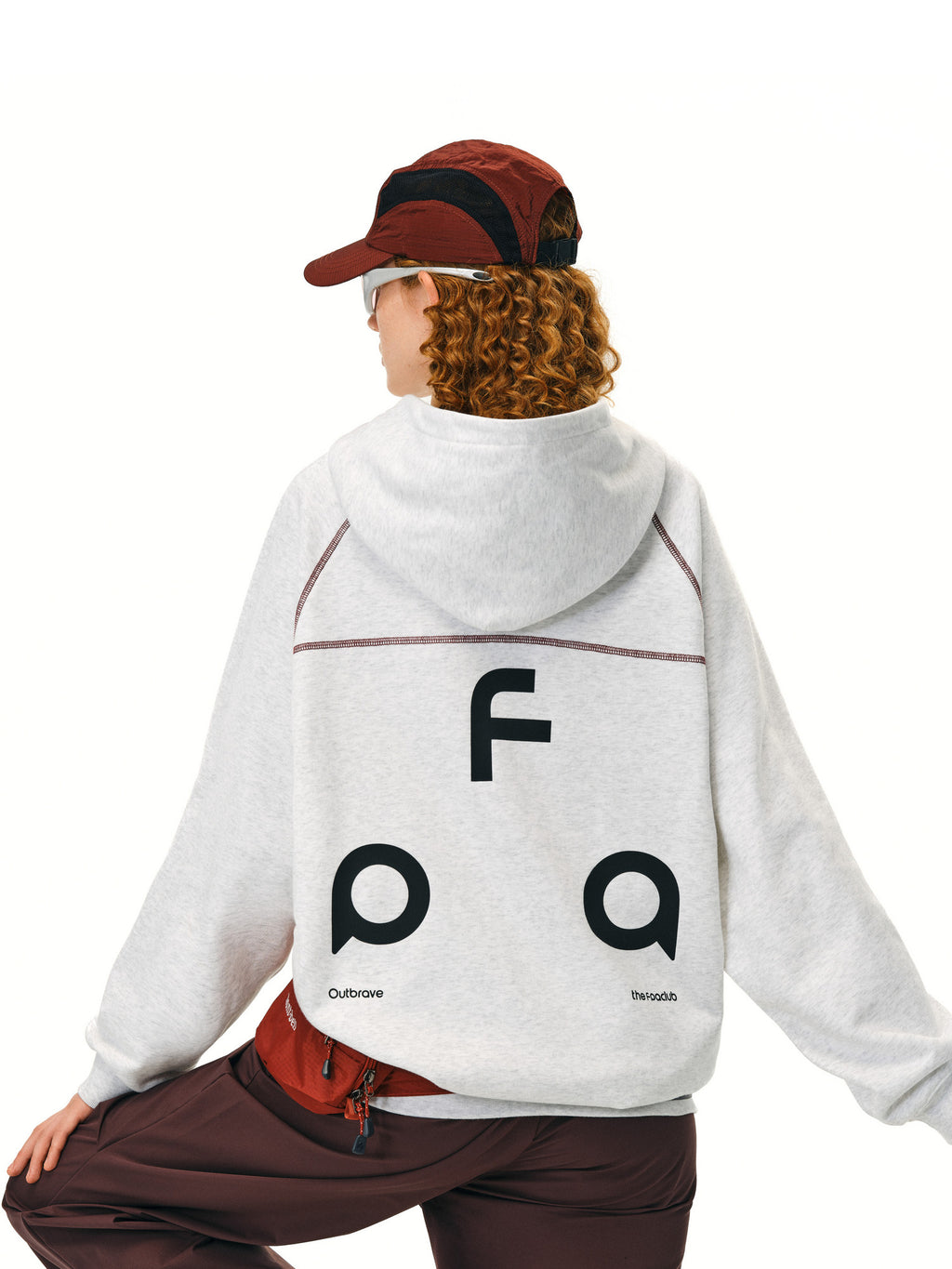 FPA Warm Fleece Hooded Sweatshirt for Couples – Loose Fit, Heavyweight Streetwear Pullover for Spring and Autumn
