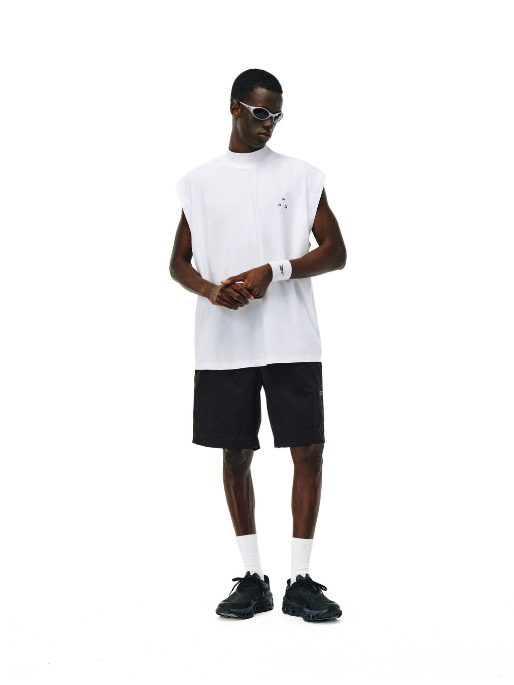 FPA Cooling Antibacterial UPF50+ Sun Protection Sports Tank Top - Summer Loose Oversized Sleeveless T-Shirt for Men