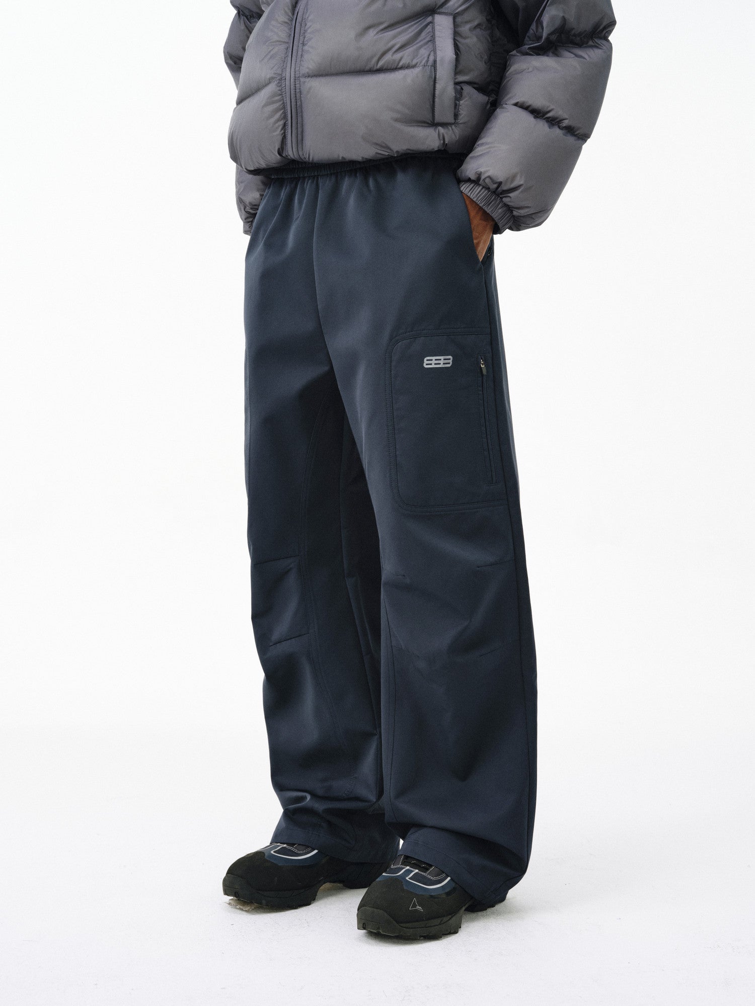 FPA Water-Repellent Zip Pocket Paratrooper Pants – Streetwear Drawstring Loose Fit Unisex Casual Pants