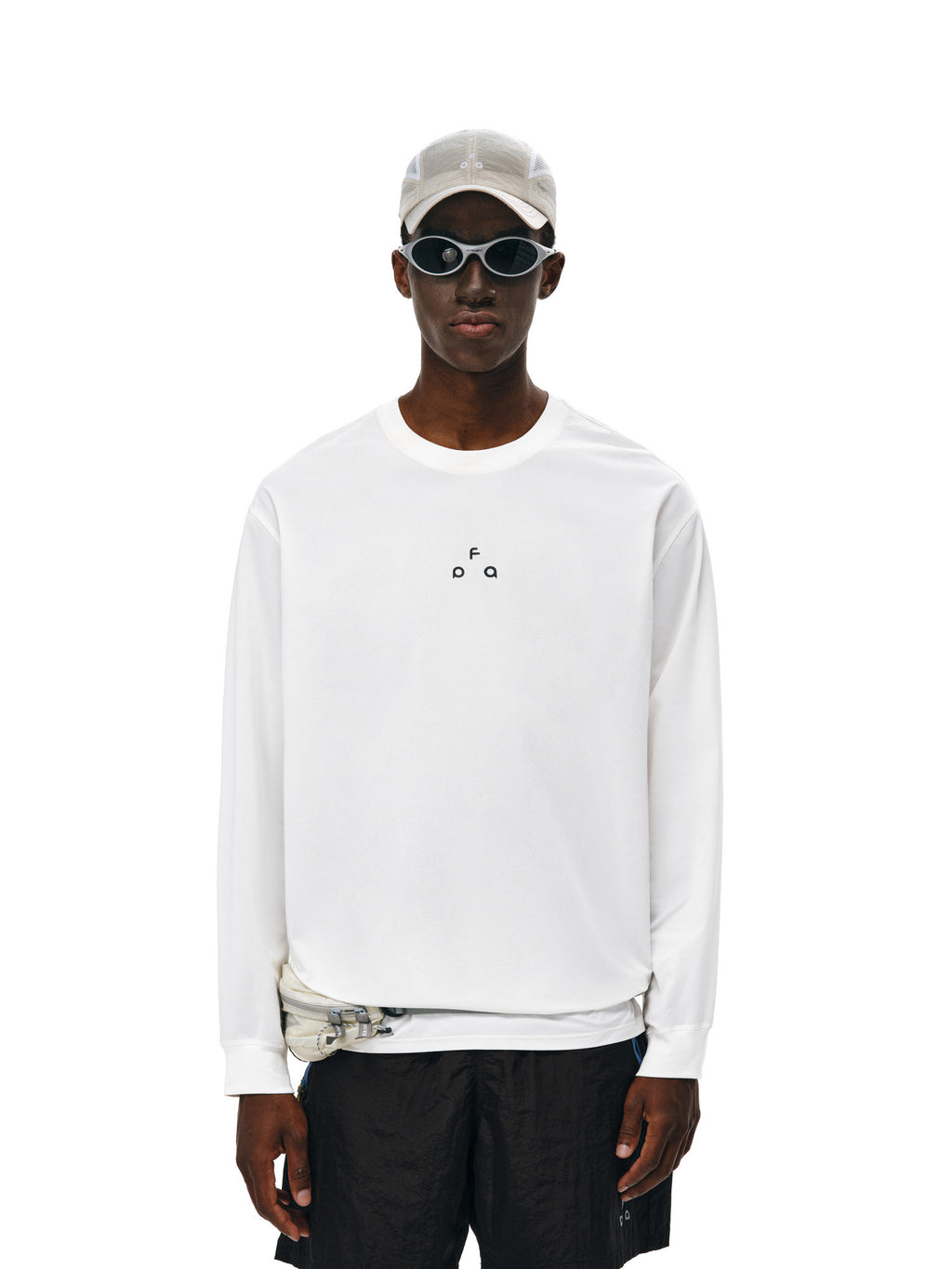 FPA7A Antibacterial and Dust Mite Resistant Long Sleeve Sports Tee, Autumn Casual Basic Crew Neck Outdoor Couple T-Shirt for Men
