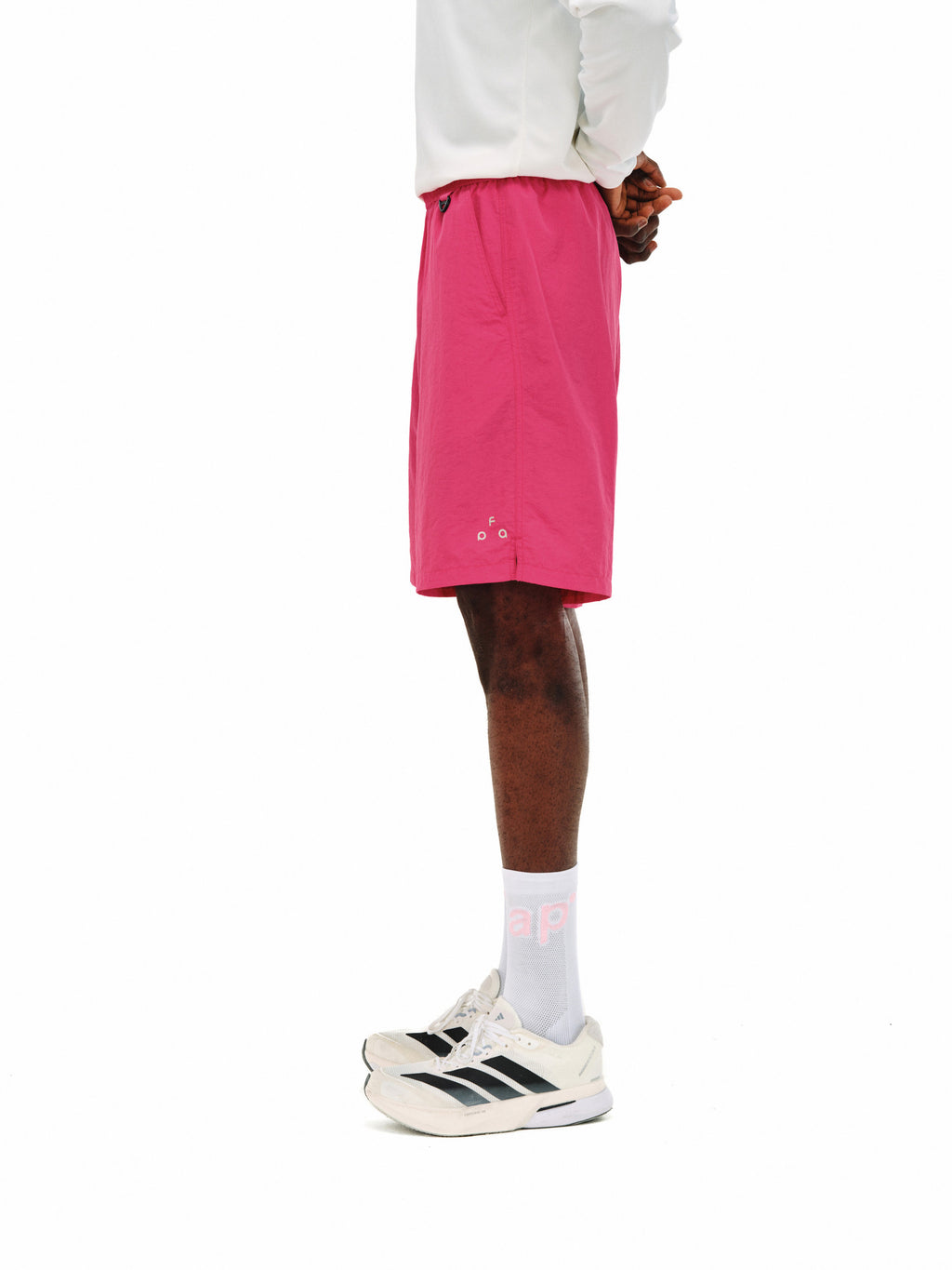 FPA Reflective Logo Lightweight Breathable Quick-Dry Shorts - Summer Loose Fit Running Gym 5-Inch Shorts