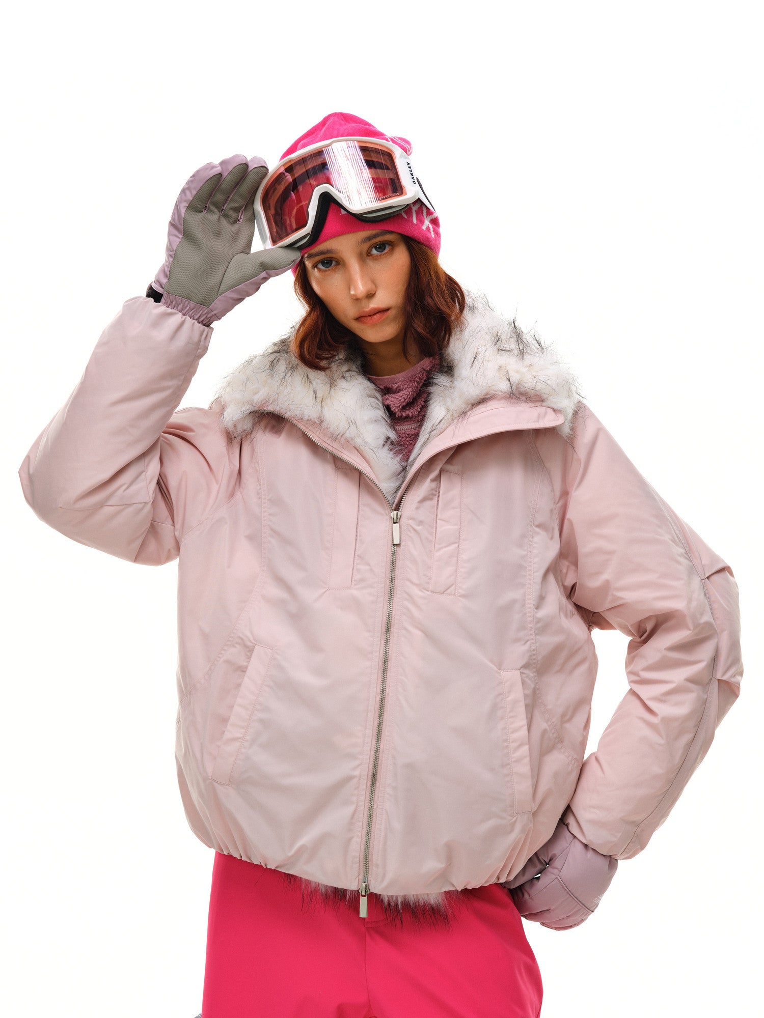 FPA Structured Fur Collar Down Jacket 2026 New Winter Design Premium Warm Couple Down Coat