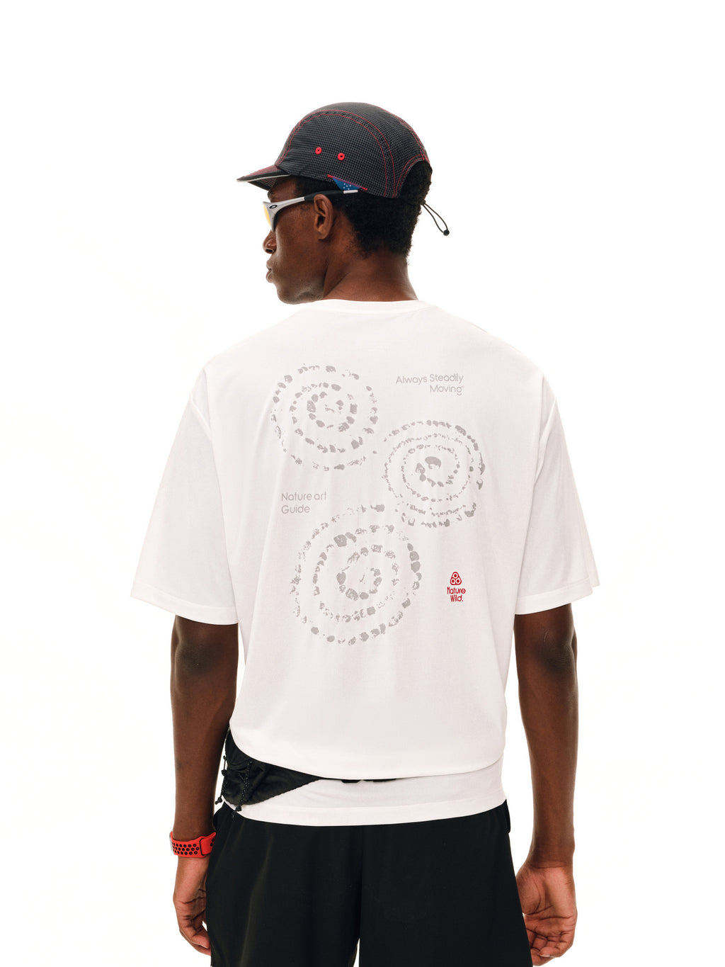 FPA Quick-Dry 7A Antibacterial Breathable Printed Sports Short Sleeve T-Shirt for Men, Summer Casual Round Neck Outdoor Premium Tee