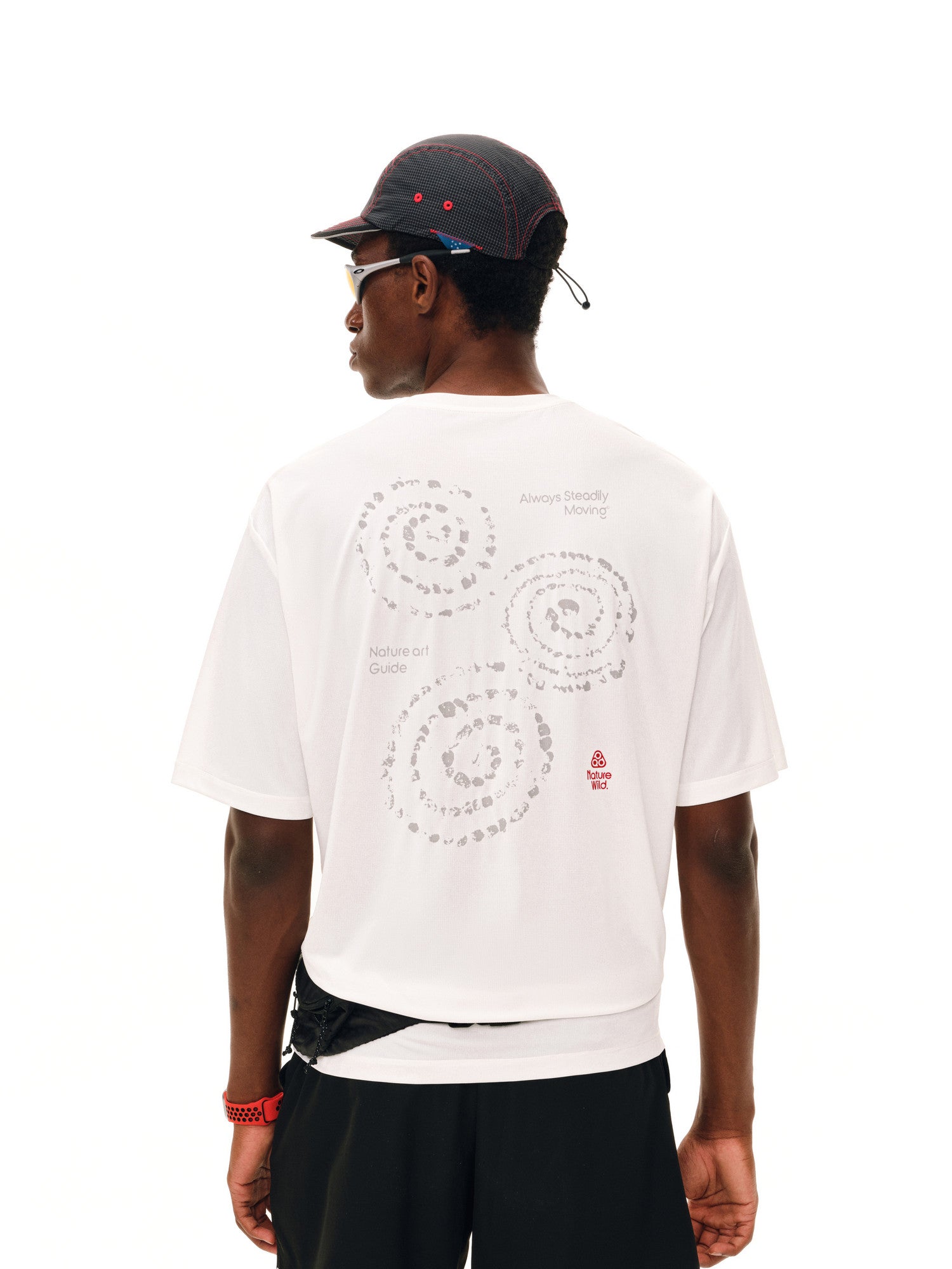 FPA Quick-Dry 7A Antibacterial Breathable Printed Sports Short Sleeve T-Shirt for Men, Summer Casual Round Neck Outdoor Premium Tee