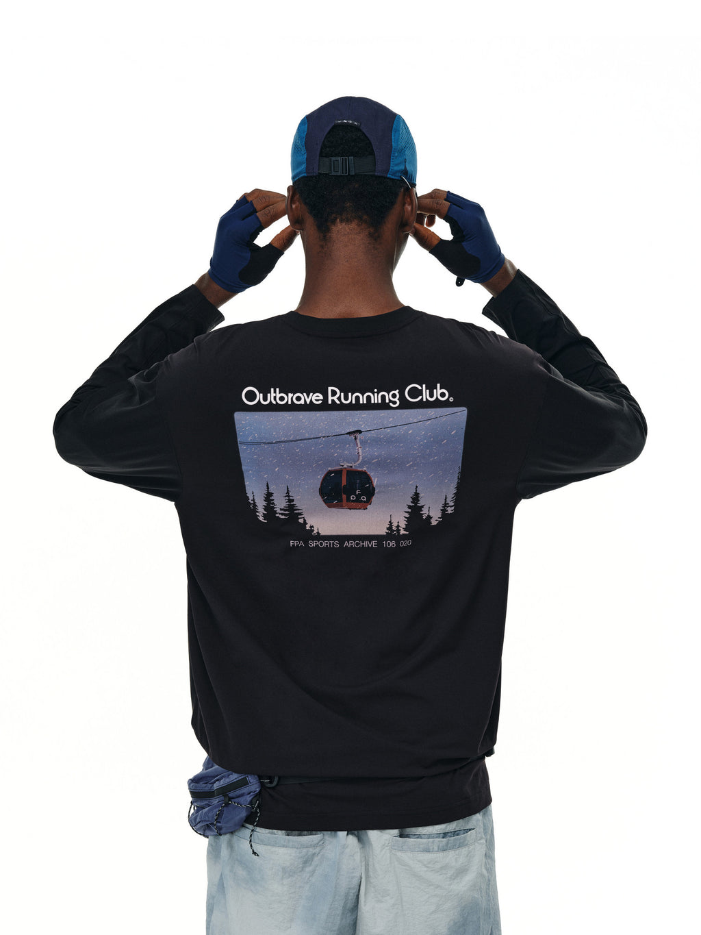 FPA Quick-Dry Antibacterial UPF50+ Long Sleeve Sports Tee - Chinese Streetwear Style Autumn American Sporty Crew Neck Couple T-Shirt for Men